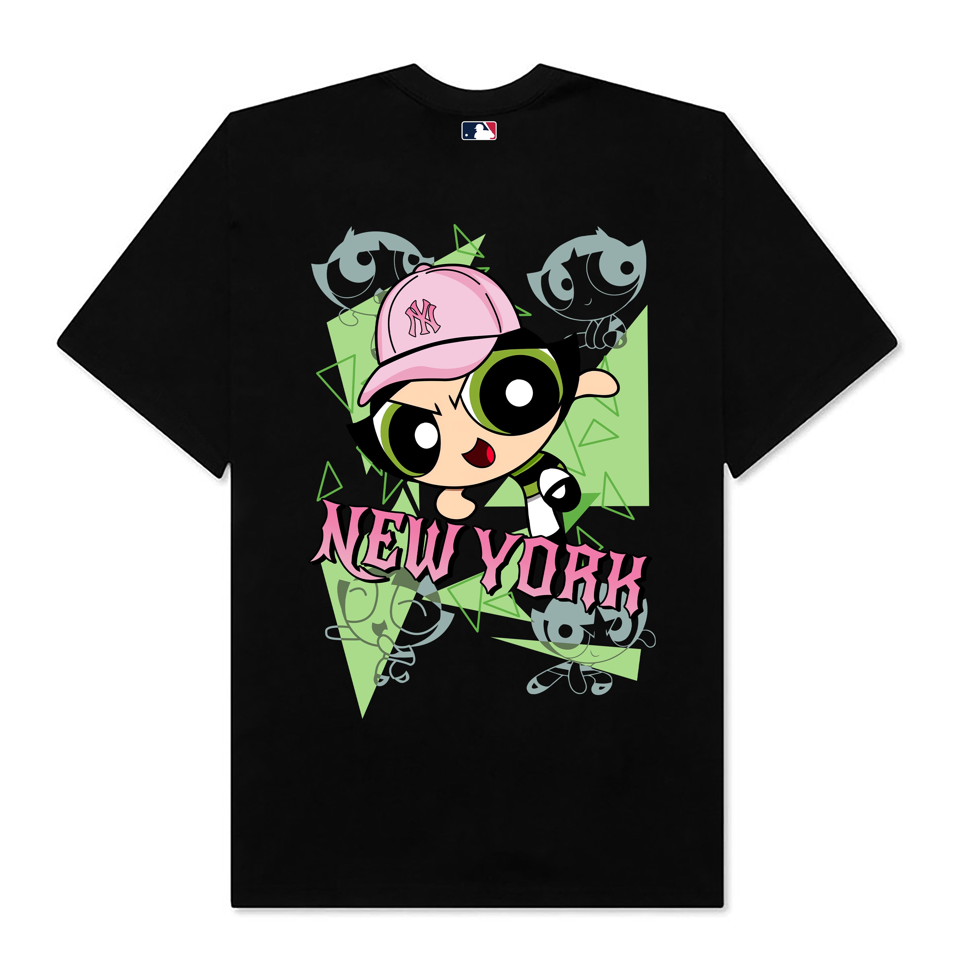 MLB Buttercup The Powerpuff Girls New York Yankees T-Shirt