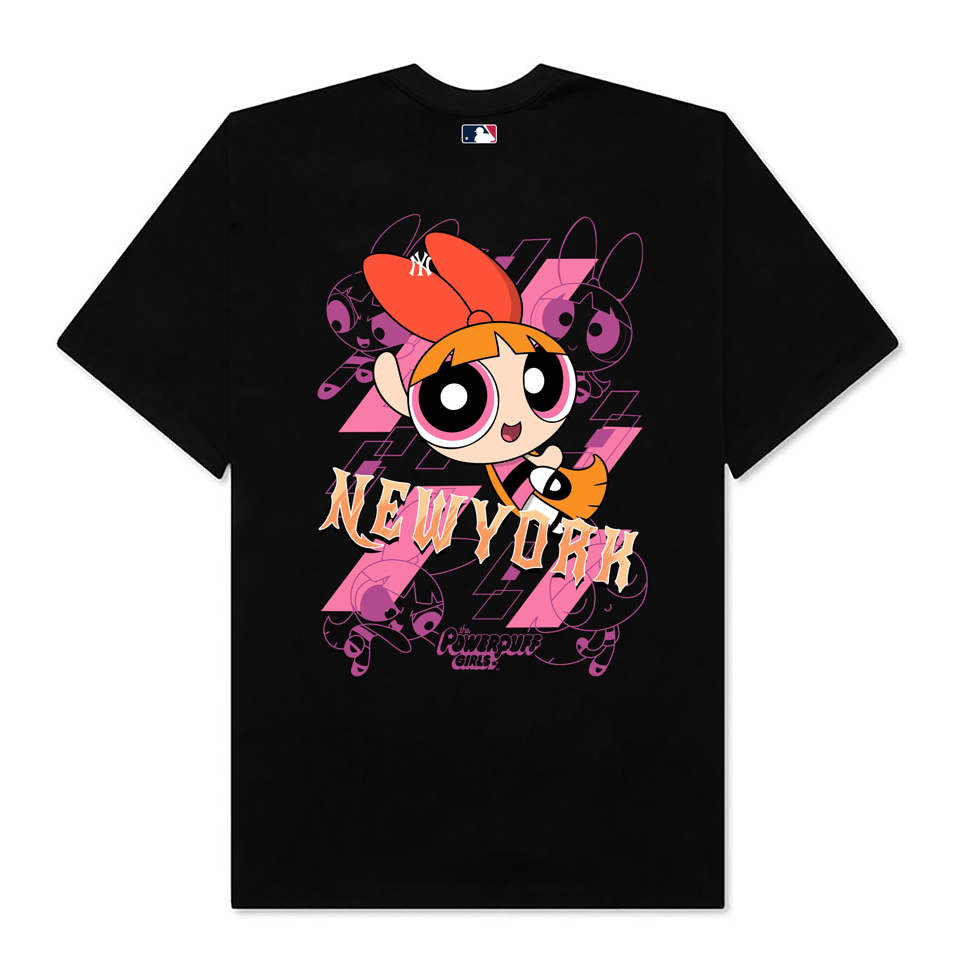 MLB Blossom New York Mets The Powerpuff Girls T-Shirt