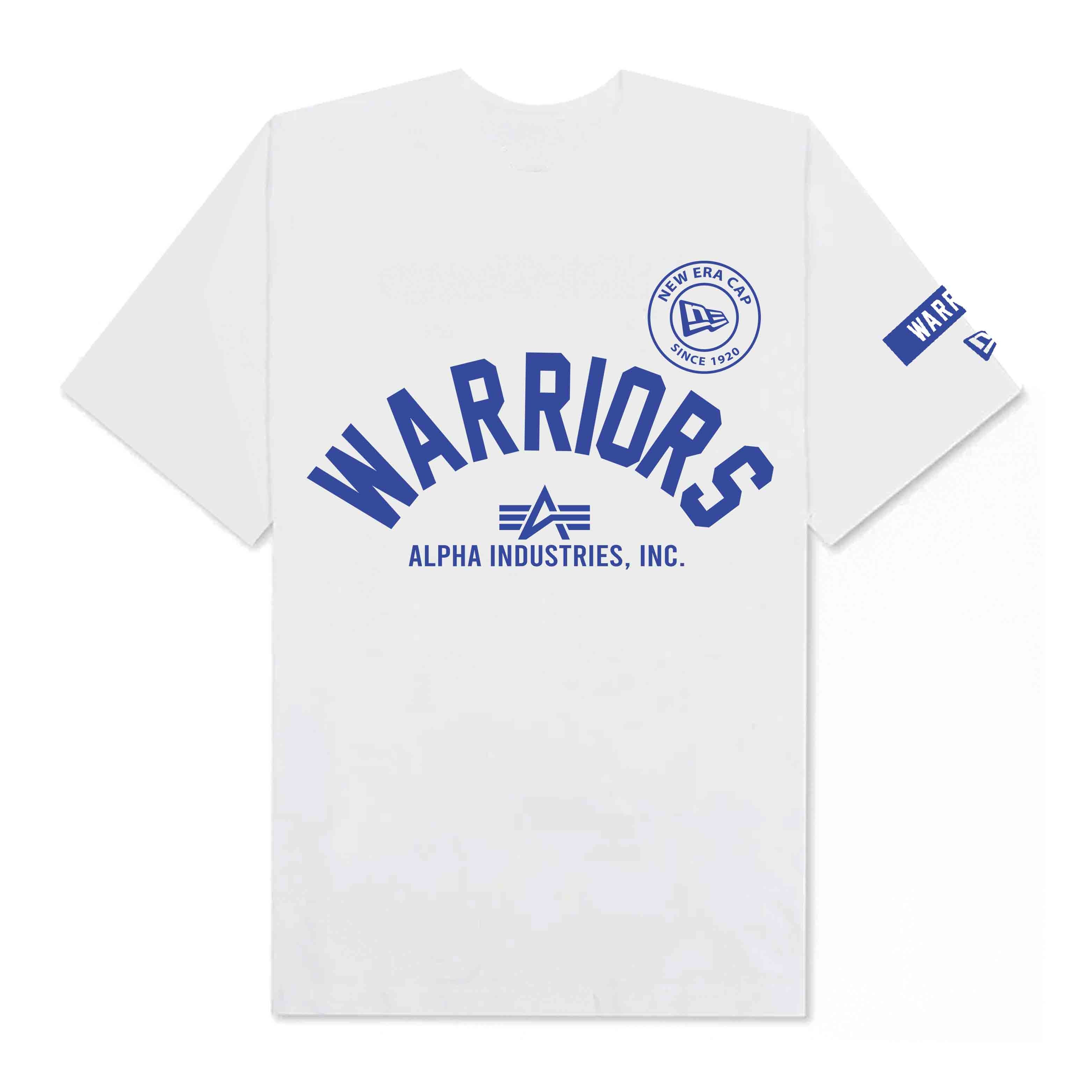 NBA Golden State Warriors Alpha Industries Striped T-Shirt
