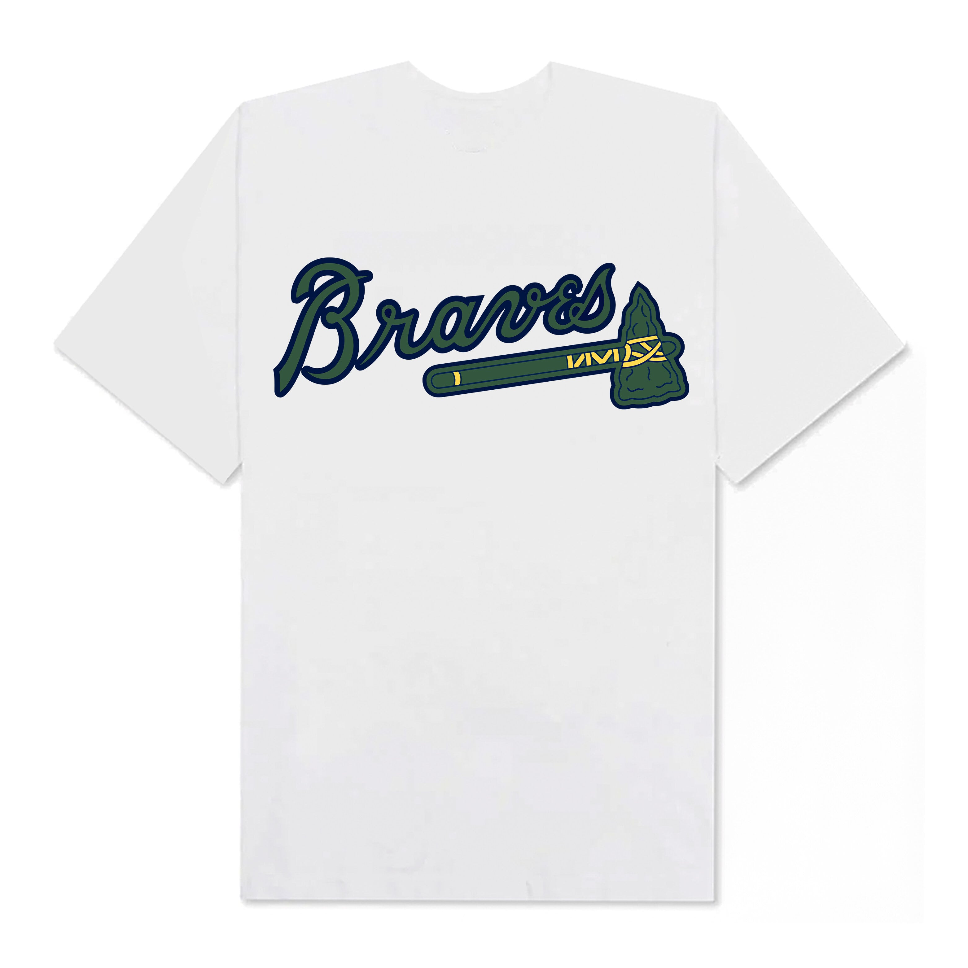 MLB Atlanta Braves Botanical Cake T-Shirt