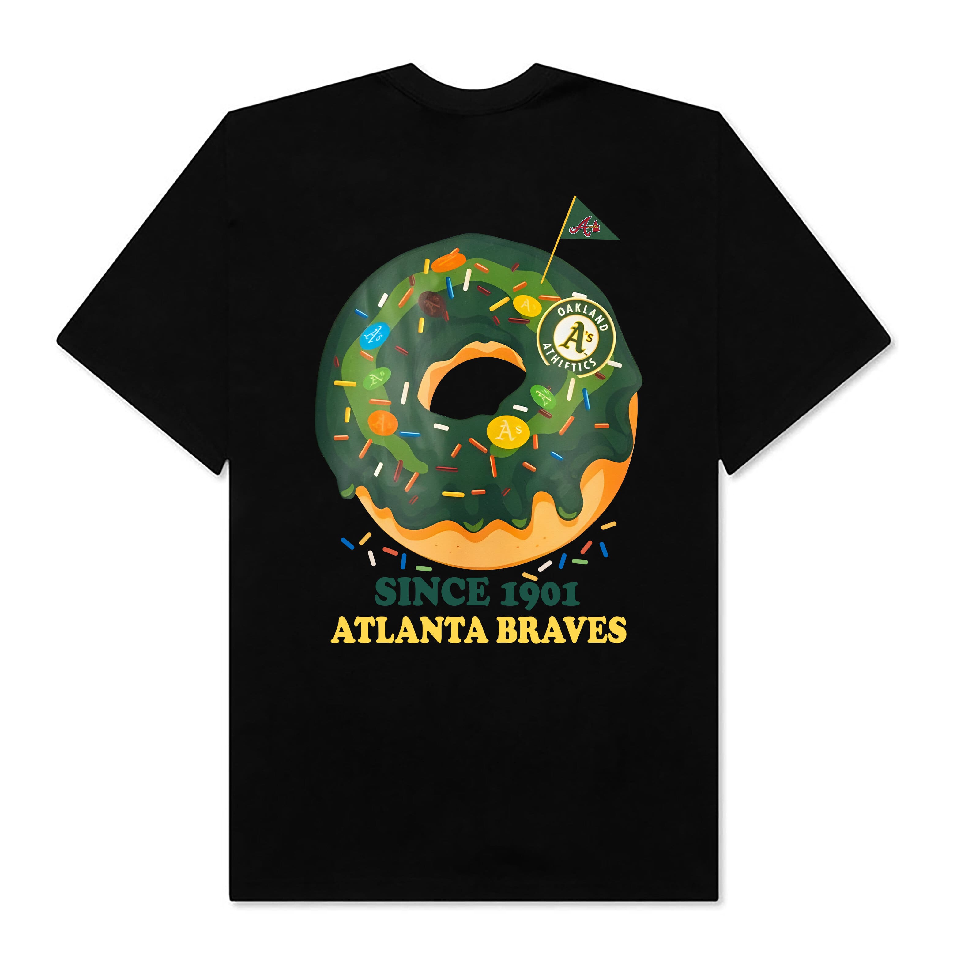 MLB Atlanta Braves Botanical Cake T-Shirt