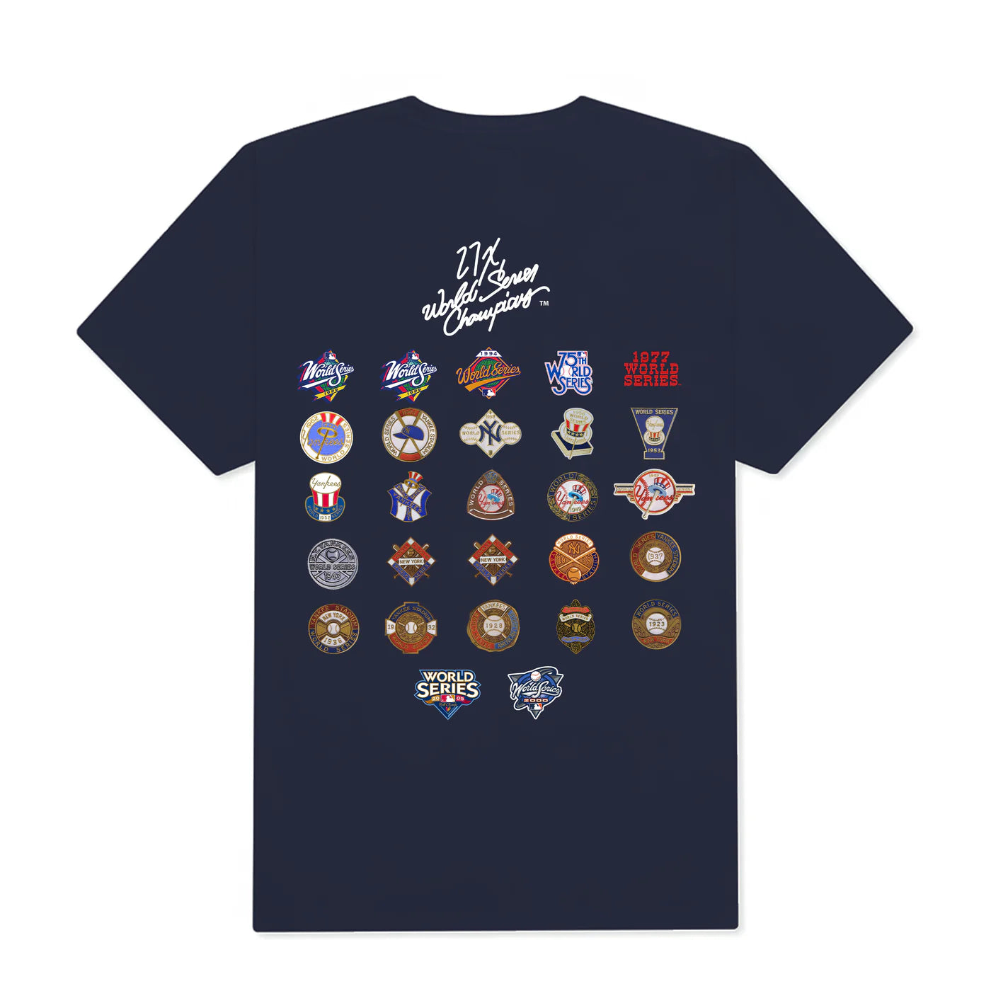 Flash Sale MLB New York Yankees Logos History T-Shirt