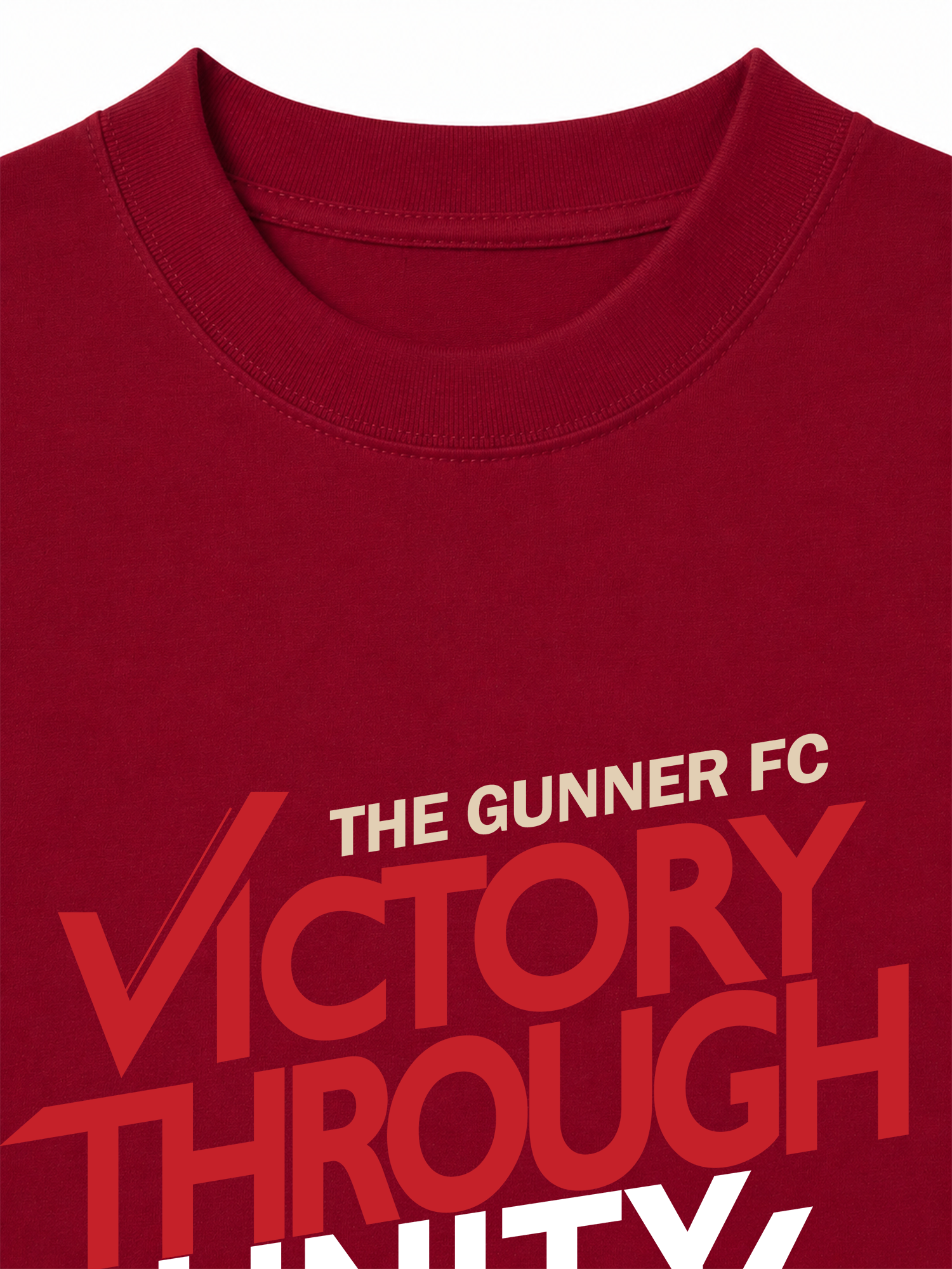 Áo Thun Relaxed Fit Soccer The Gunner Victory Through Unity Forever