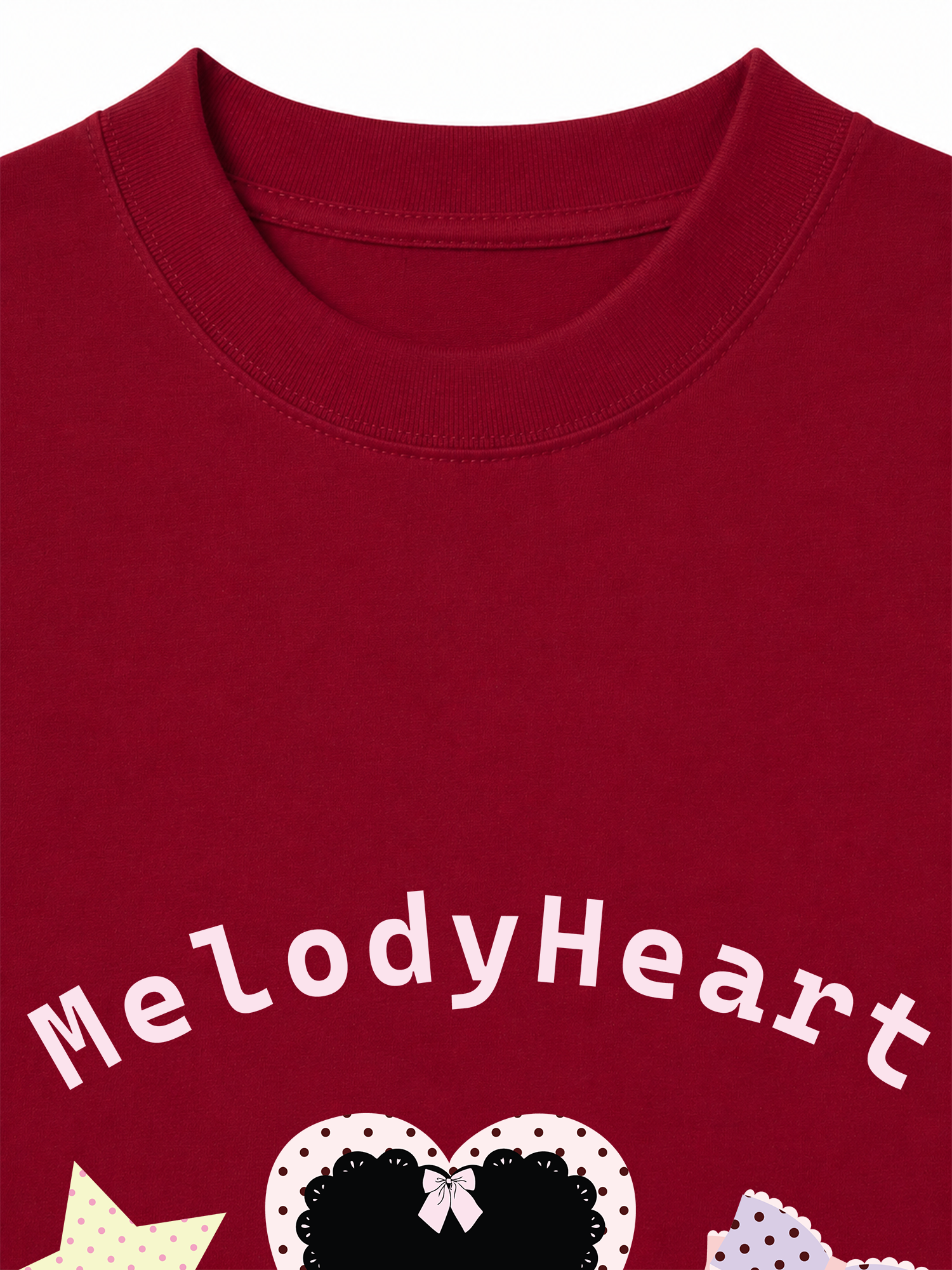 Áo Thun Relaxed Fit Dotty Mood Cherry Diary