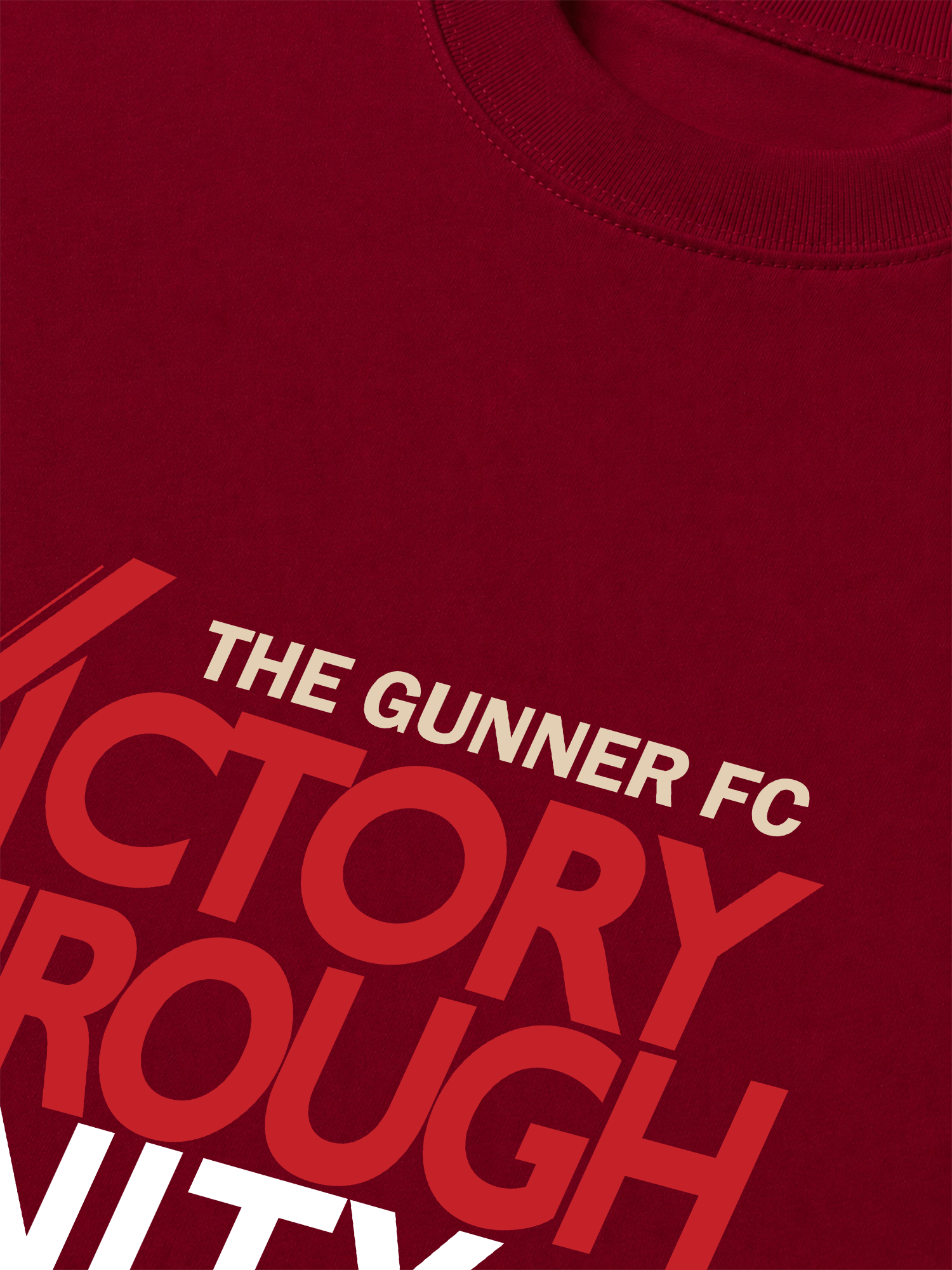 Áo Thun Relaxed Fit Soccer The Gunner Victory Through Unity Forever