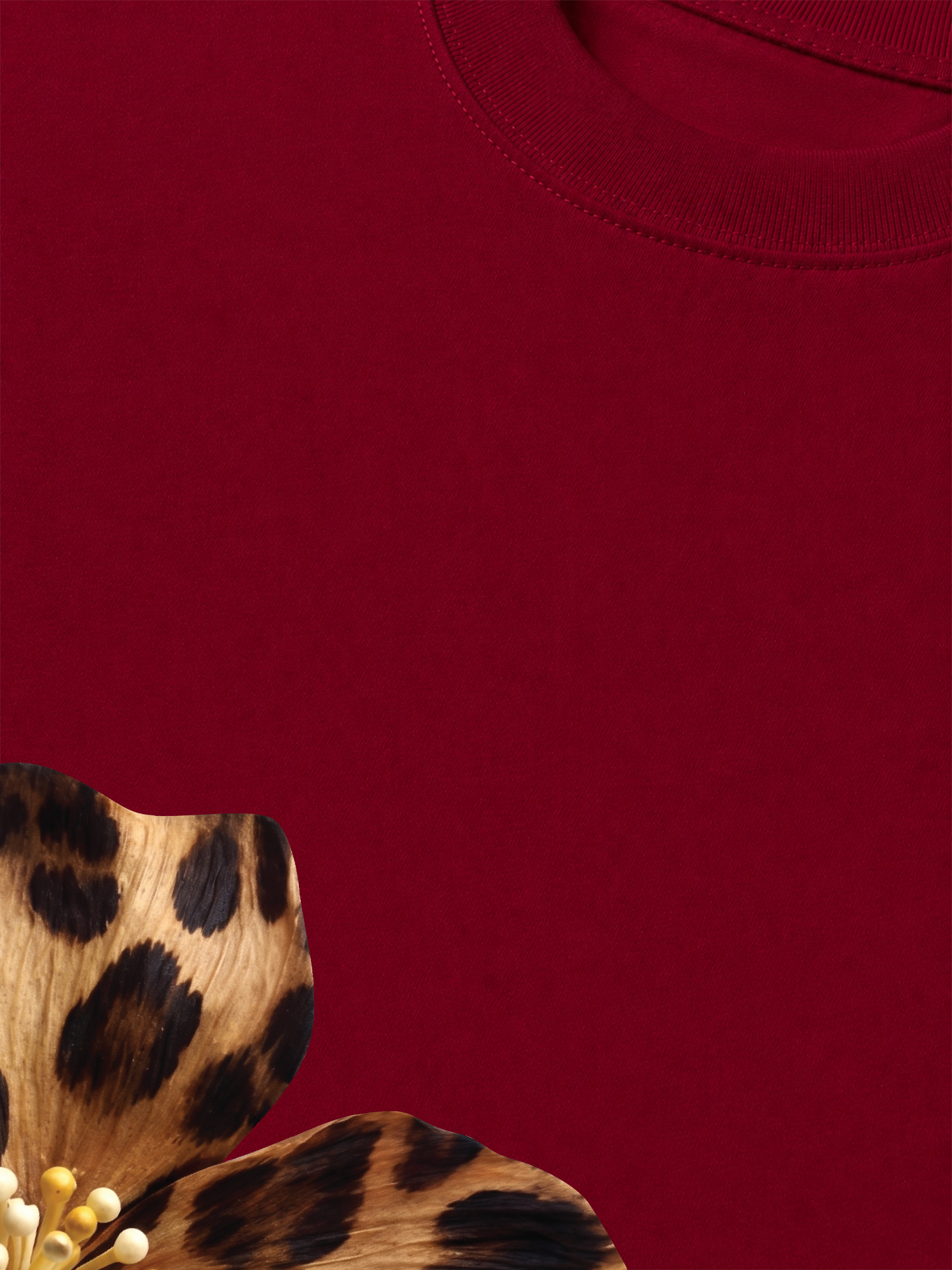 Áo Thun Relaxed Fit Urban Leopard  Safari Spotted Petals