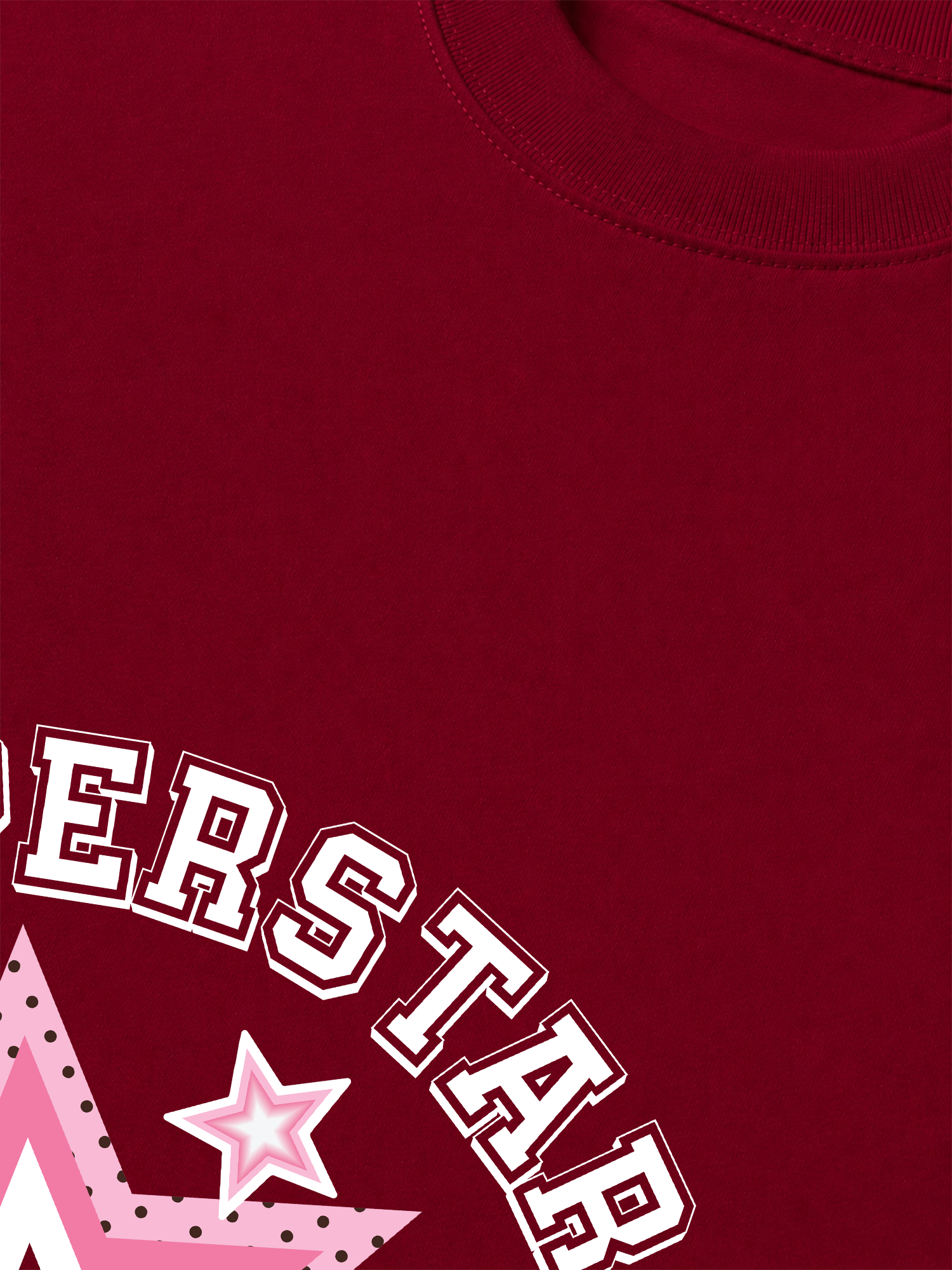 Áo Thun Relaxed Fit Dotty Mood Super Star
