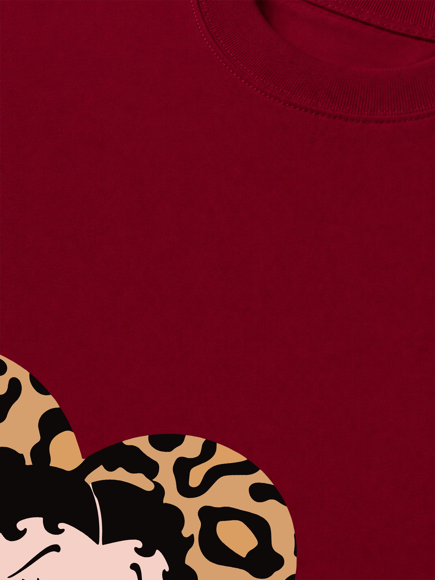 Áo Thun Relaxed Fit Urban Leopard Betty Cheetah Heart