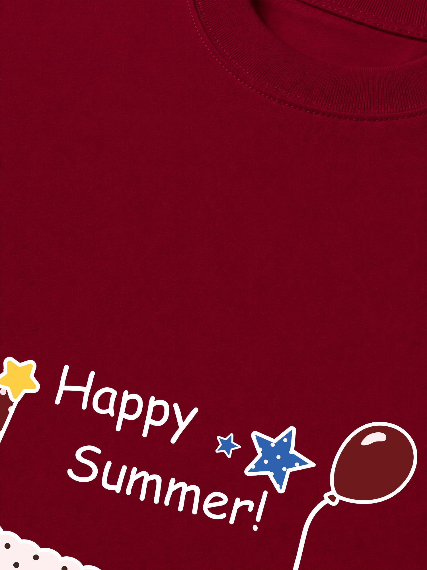 Áo Thun Relaxed Fit Dotty Mood Happy Summer Dog