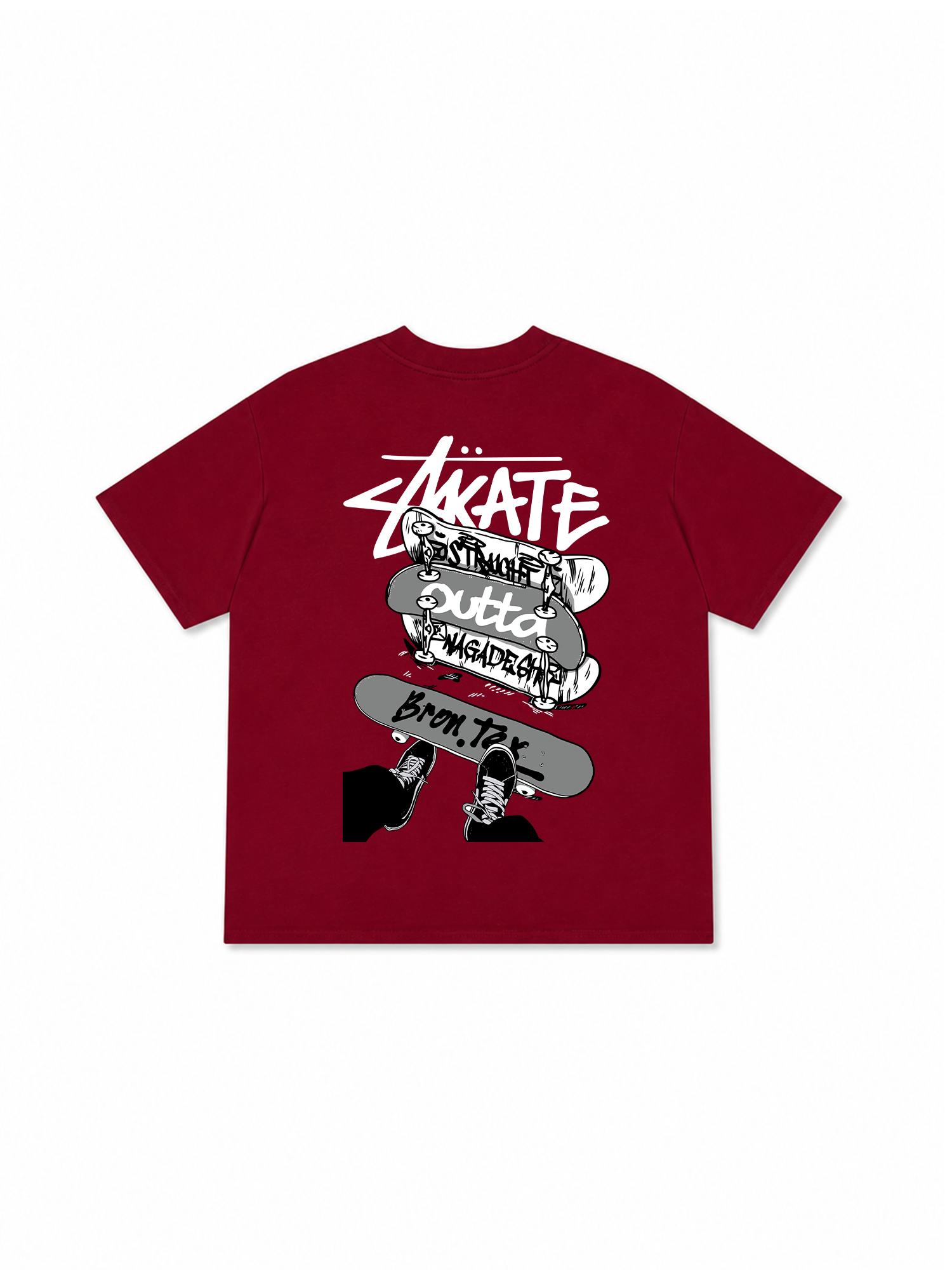 Áo Thun Relaxed Fit Skate Stack