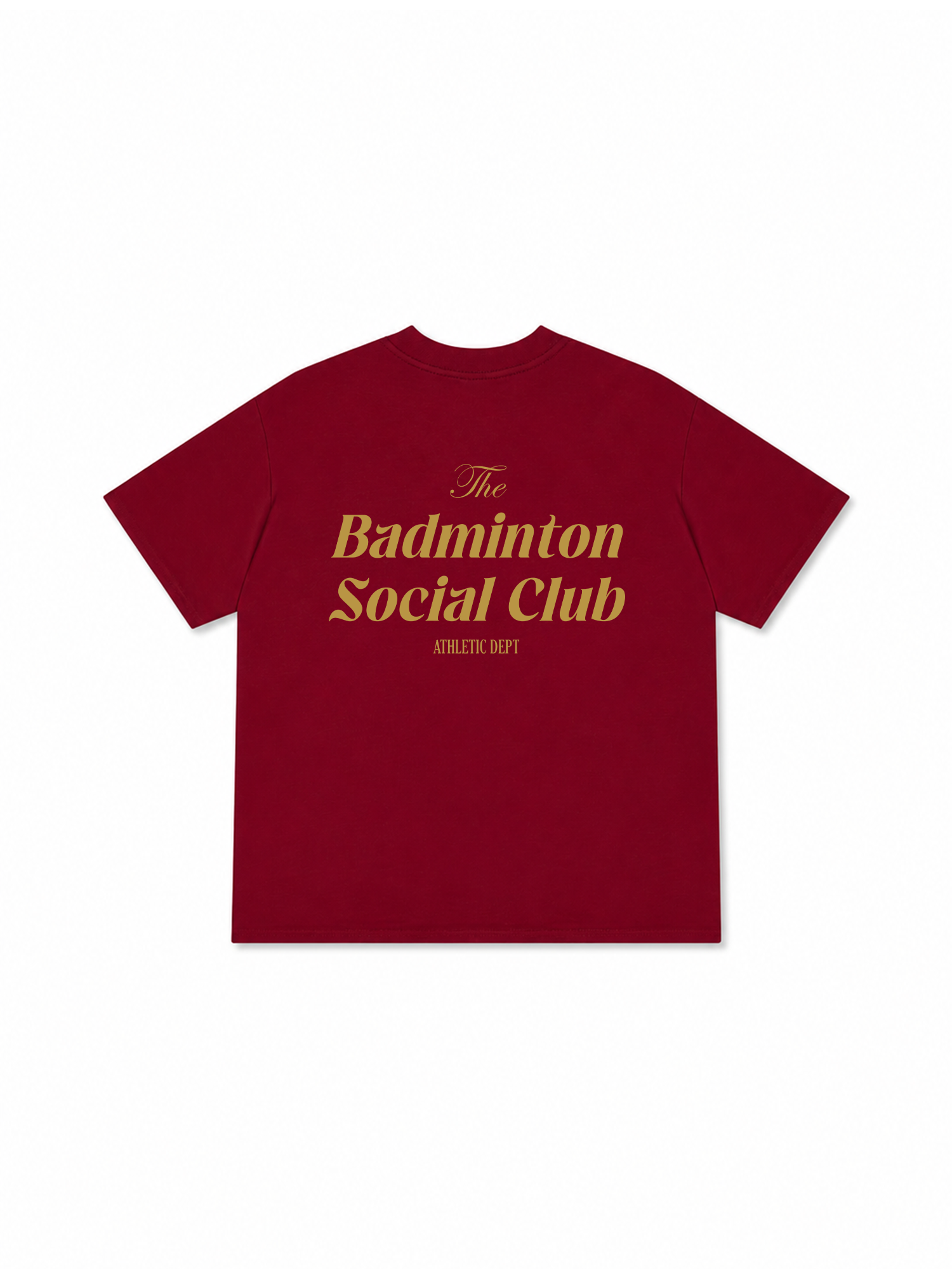 Áo Thun Relaxed Fit Badminton Social Club Athletic Dept
