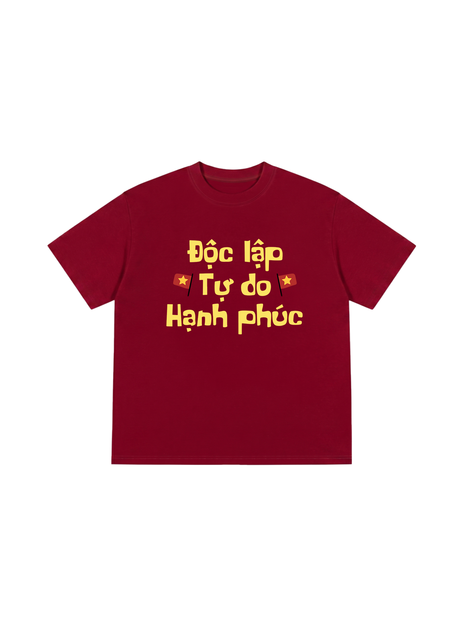 Áo Thun Relaxed Fit Độc Lập Tự Do Hạnh Phúc