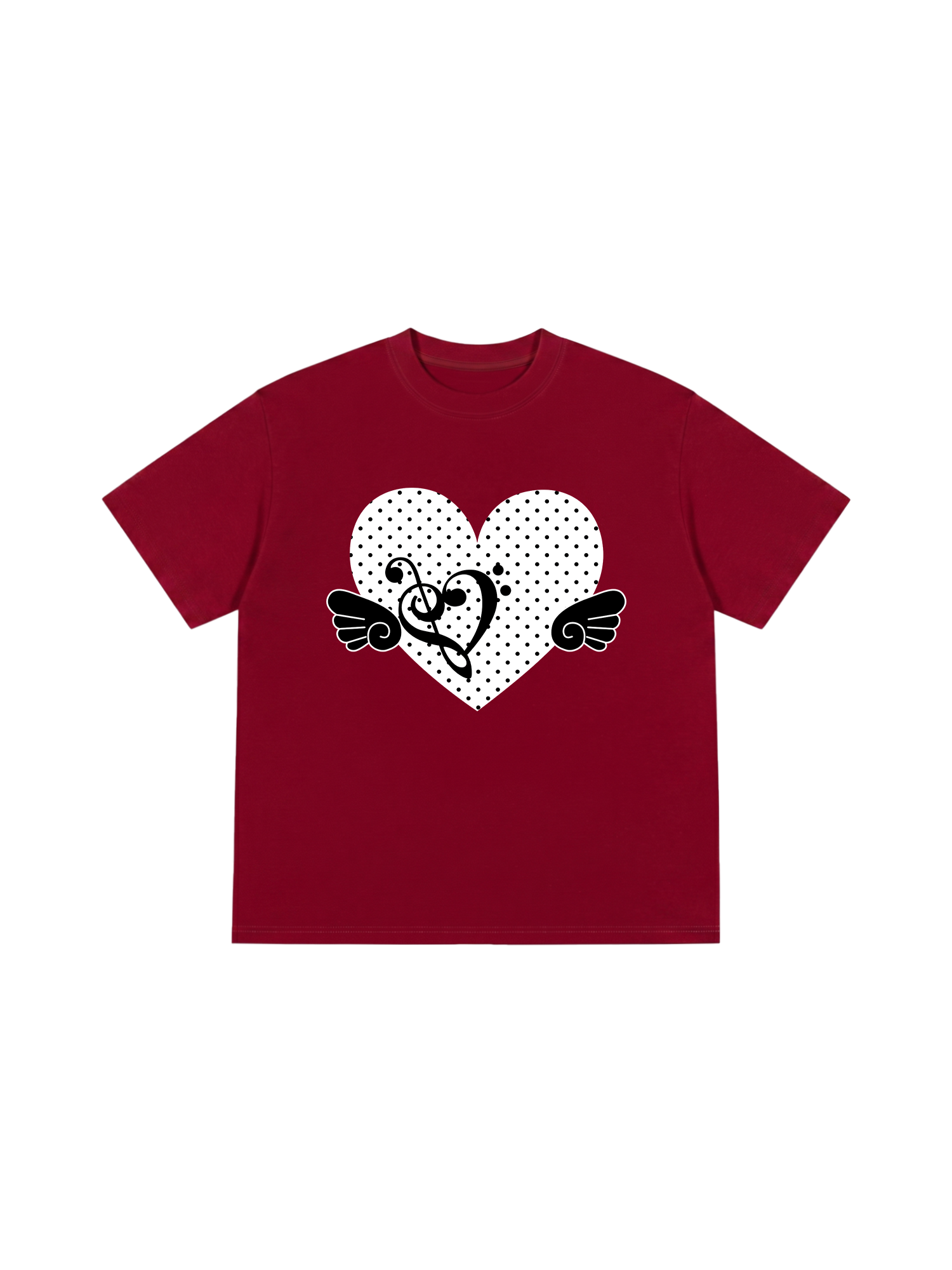 Áo Thun Relaxed Fit Dotty Mood Love