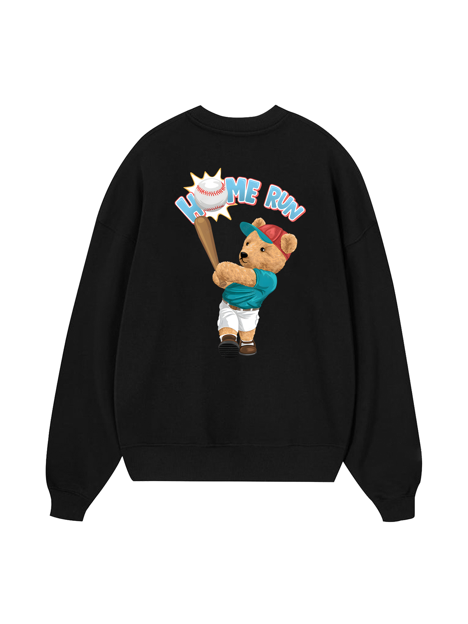 Baseball Home Run Teddy Bear Sweater