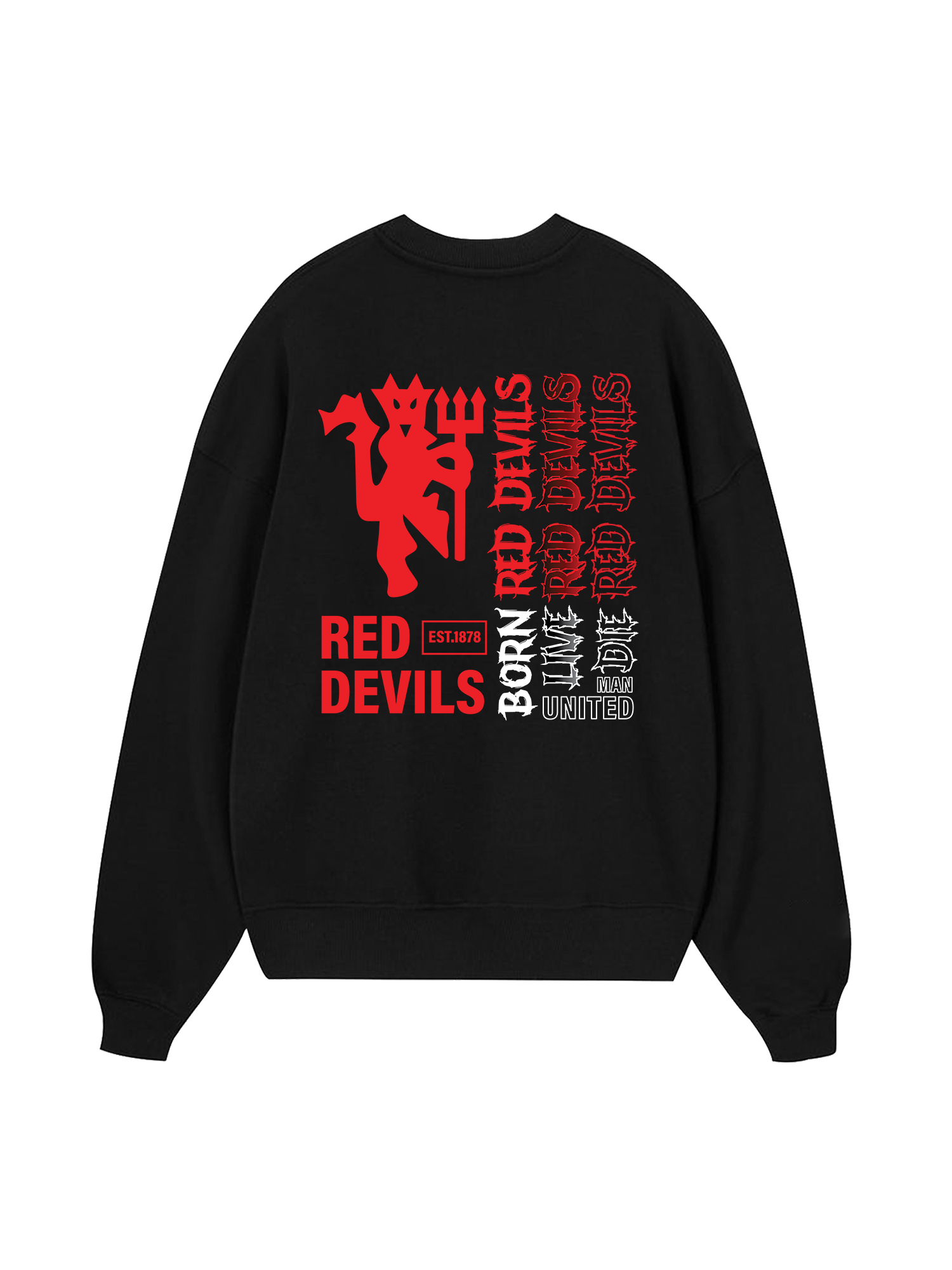 Manchester United Red Devils Est 1878 Sweater