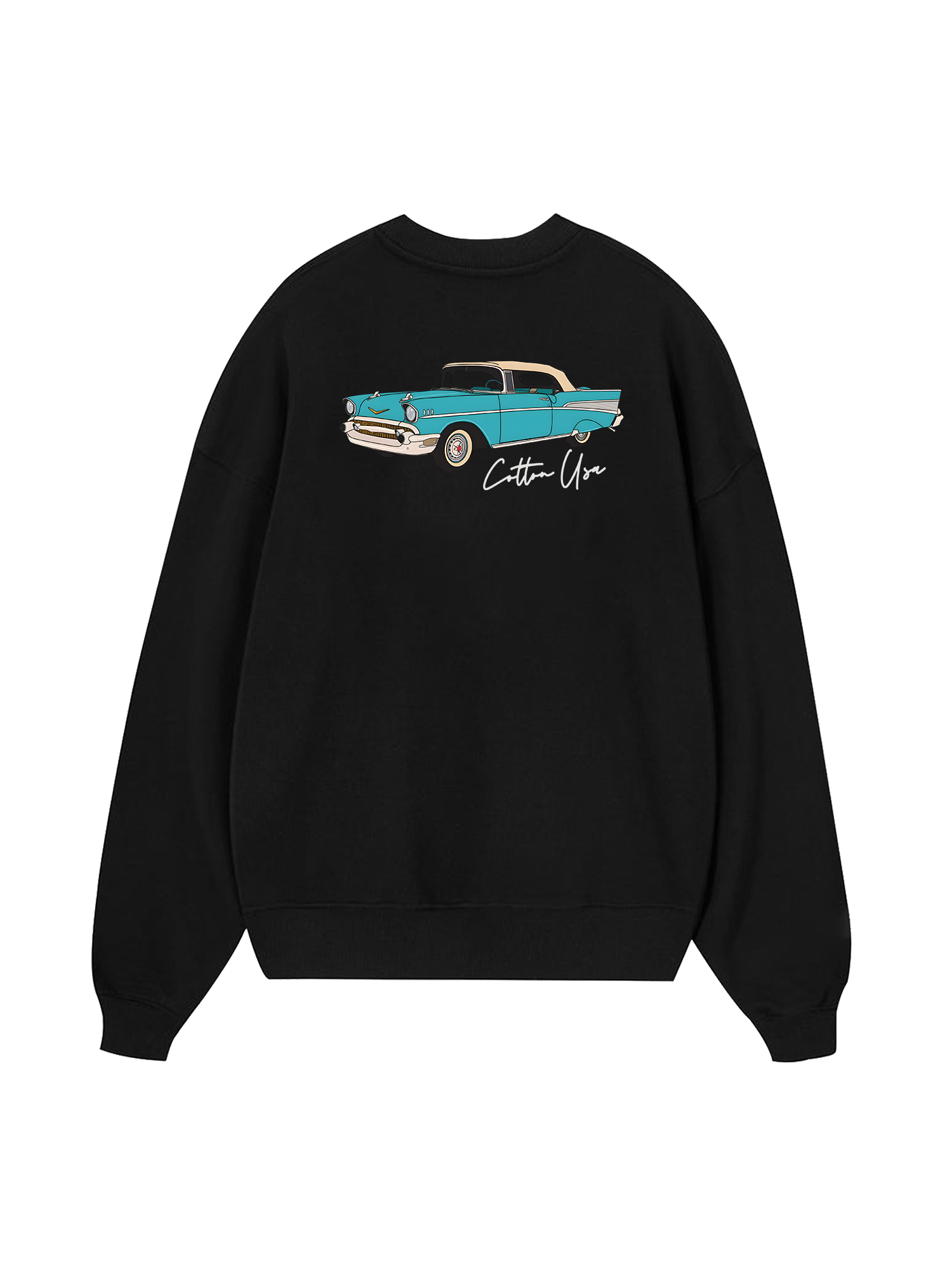 Classic Car Blue Sweater