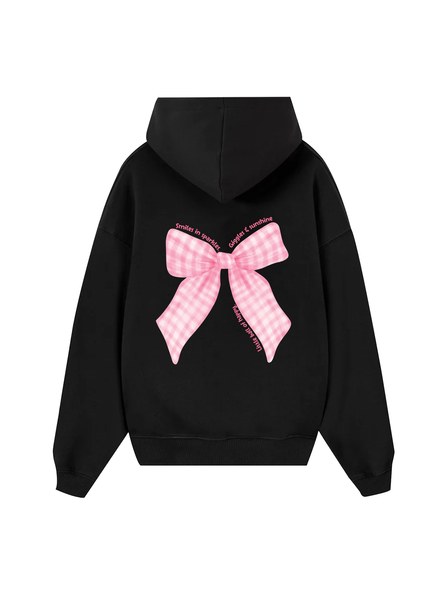 Girly Mood Pink Ribbon Hoodie