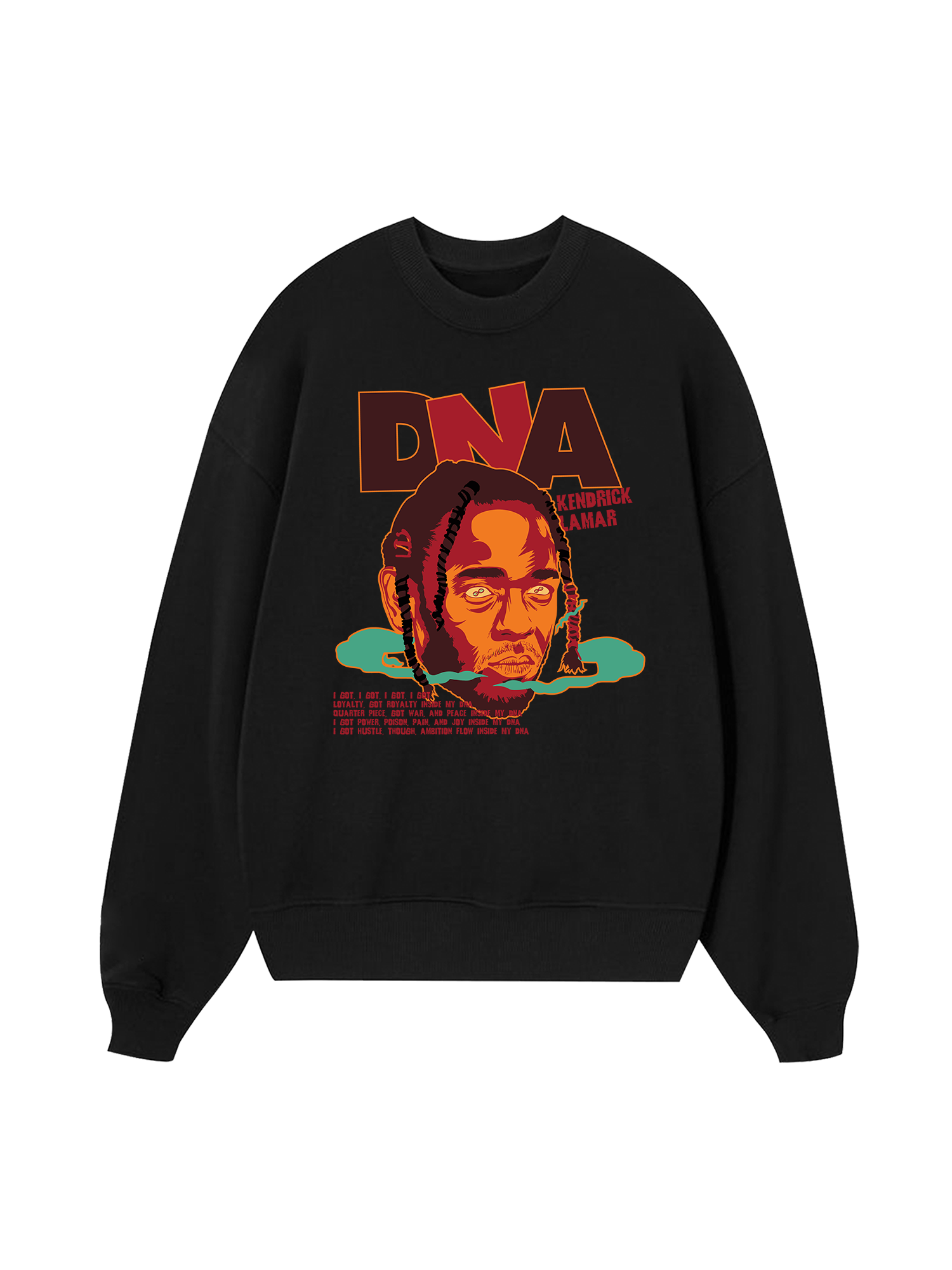 Rapper Kendrick Lamar DNA Sweater