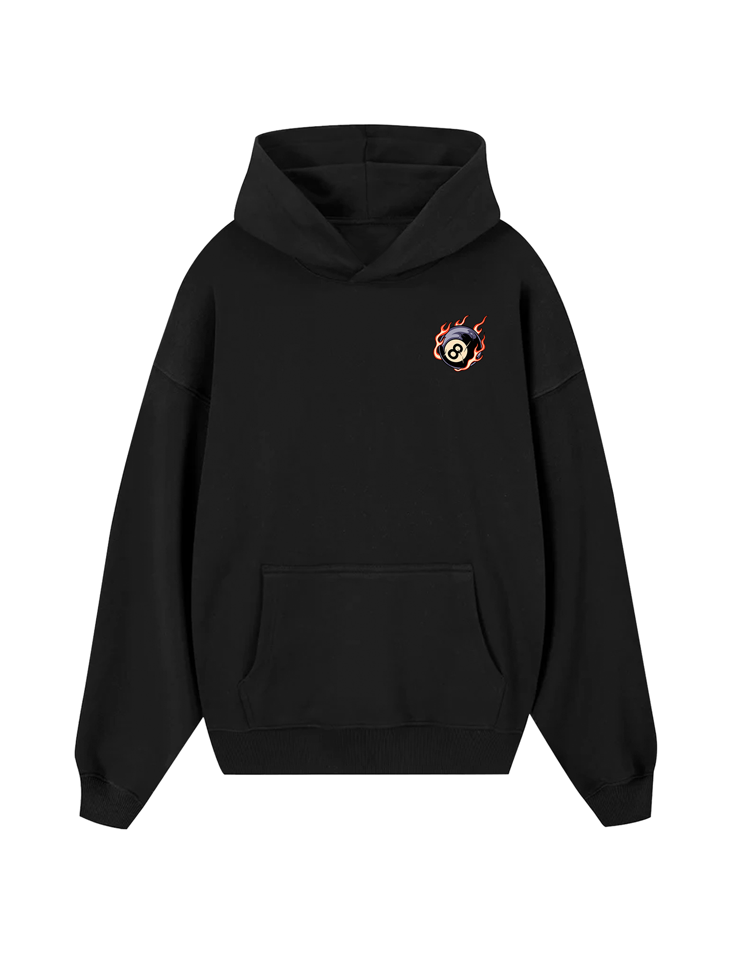Billiards Flame Eight Hoodie