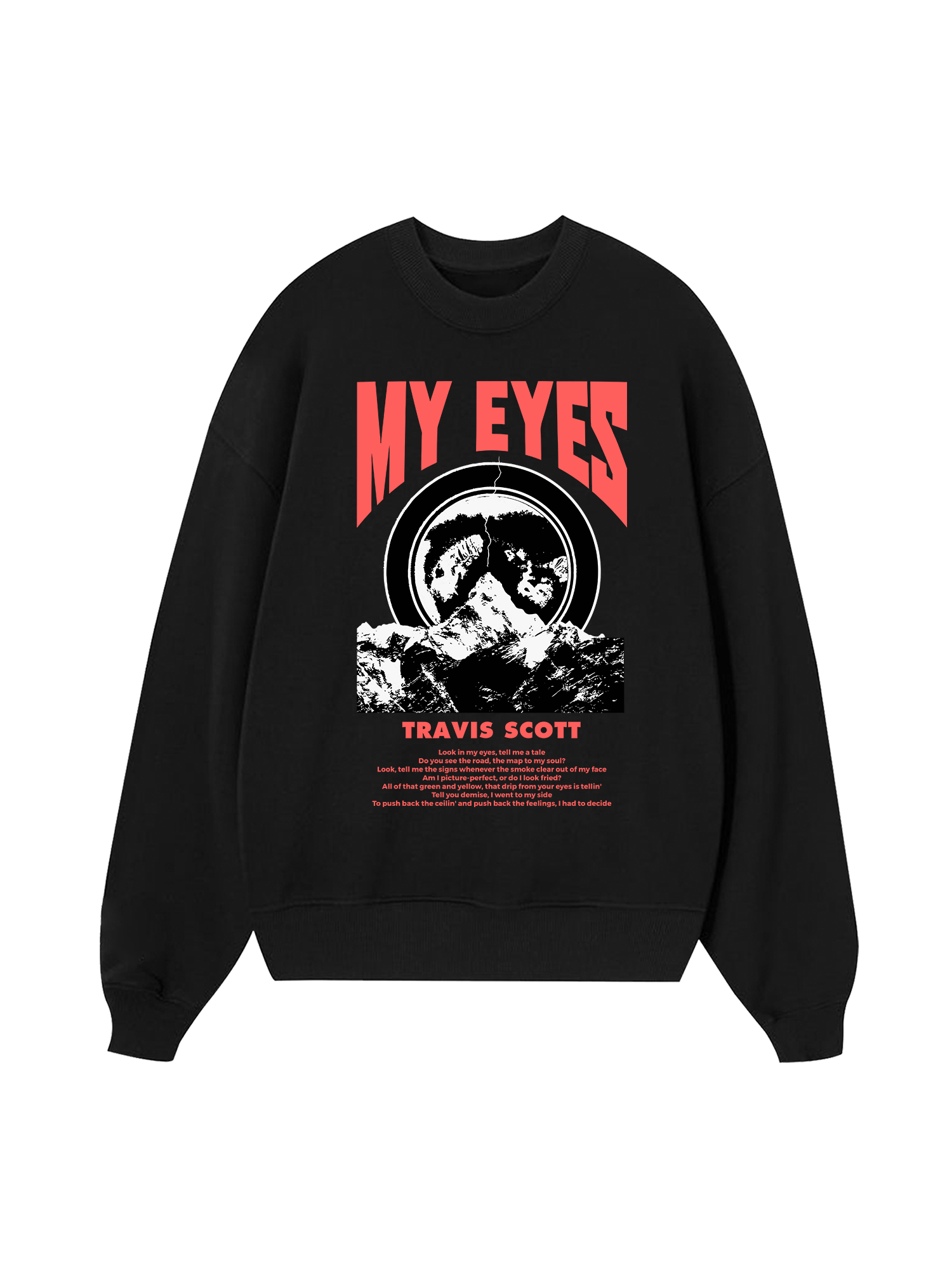 Rapper Travis Scott My Eyes Sweater