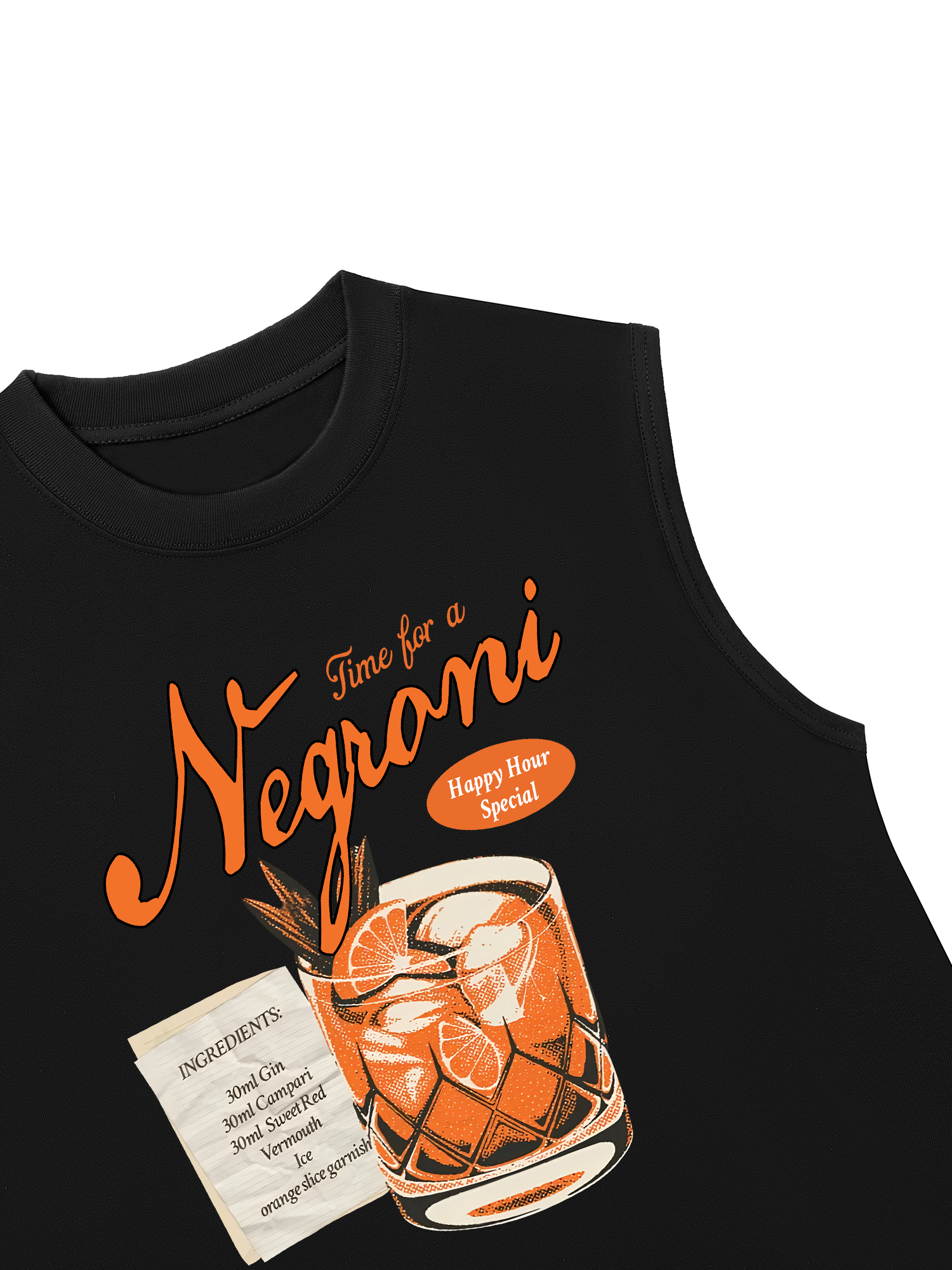 Áo Ba Lỗ Relaxed Fit Time For A Negroni