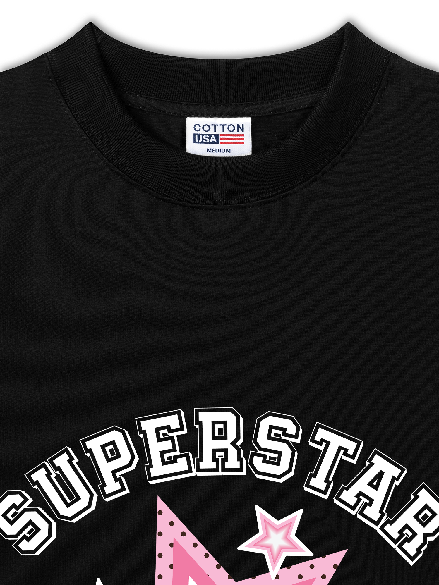 Áo Thun Relaxed Fit Dotty Mood Super Star