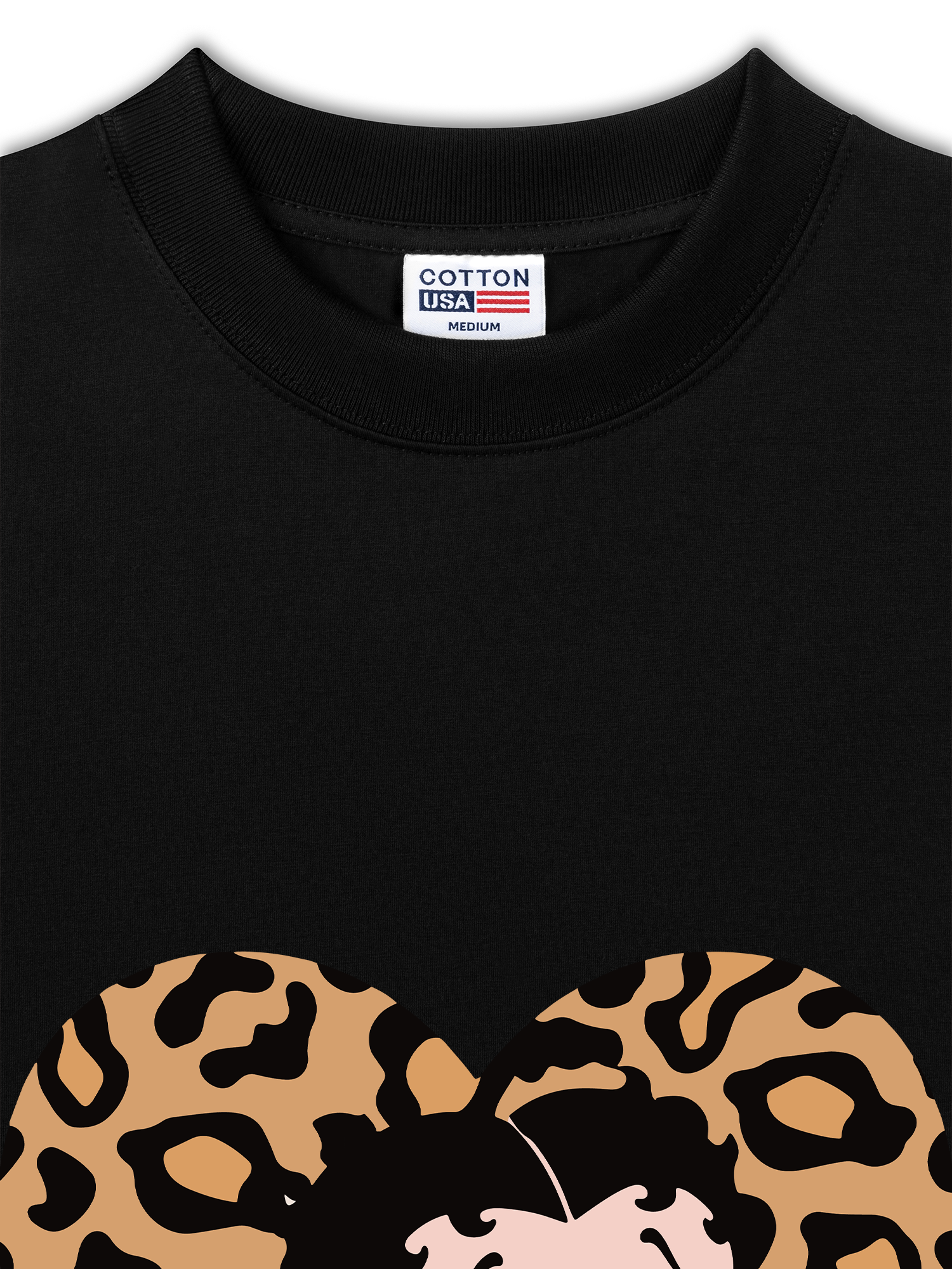 Áo Thun Relaxed Fit Urban Leopard Betty Cheetah Heart