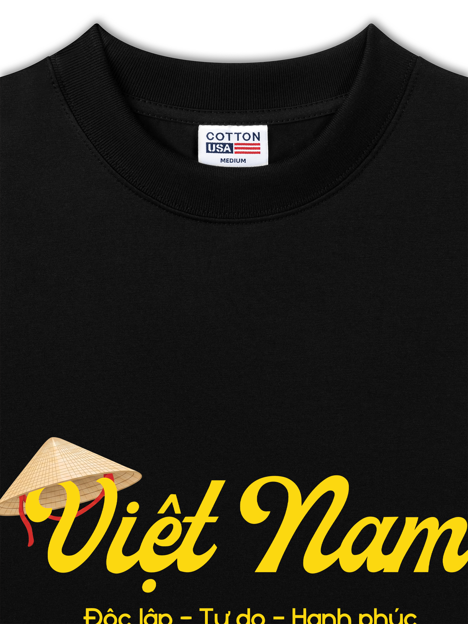 Áo Thun Relaxed Fit Việt Nam Độc Lập Tự Do Hạnh Phúc