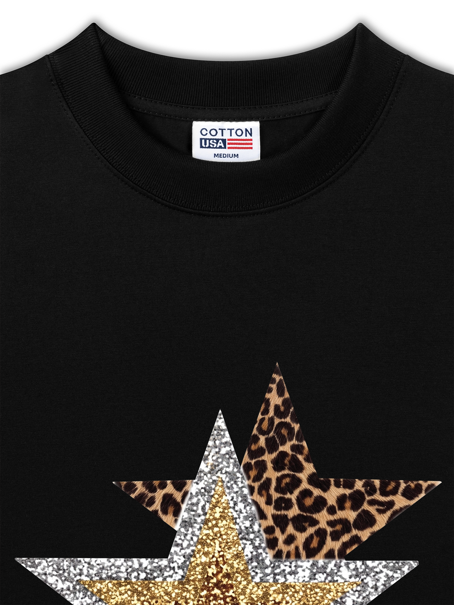 Áo Thun Relaxed Fit Urban Leopard Metallic Savage Stars