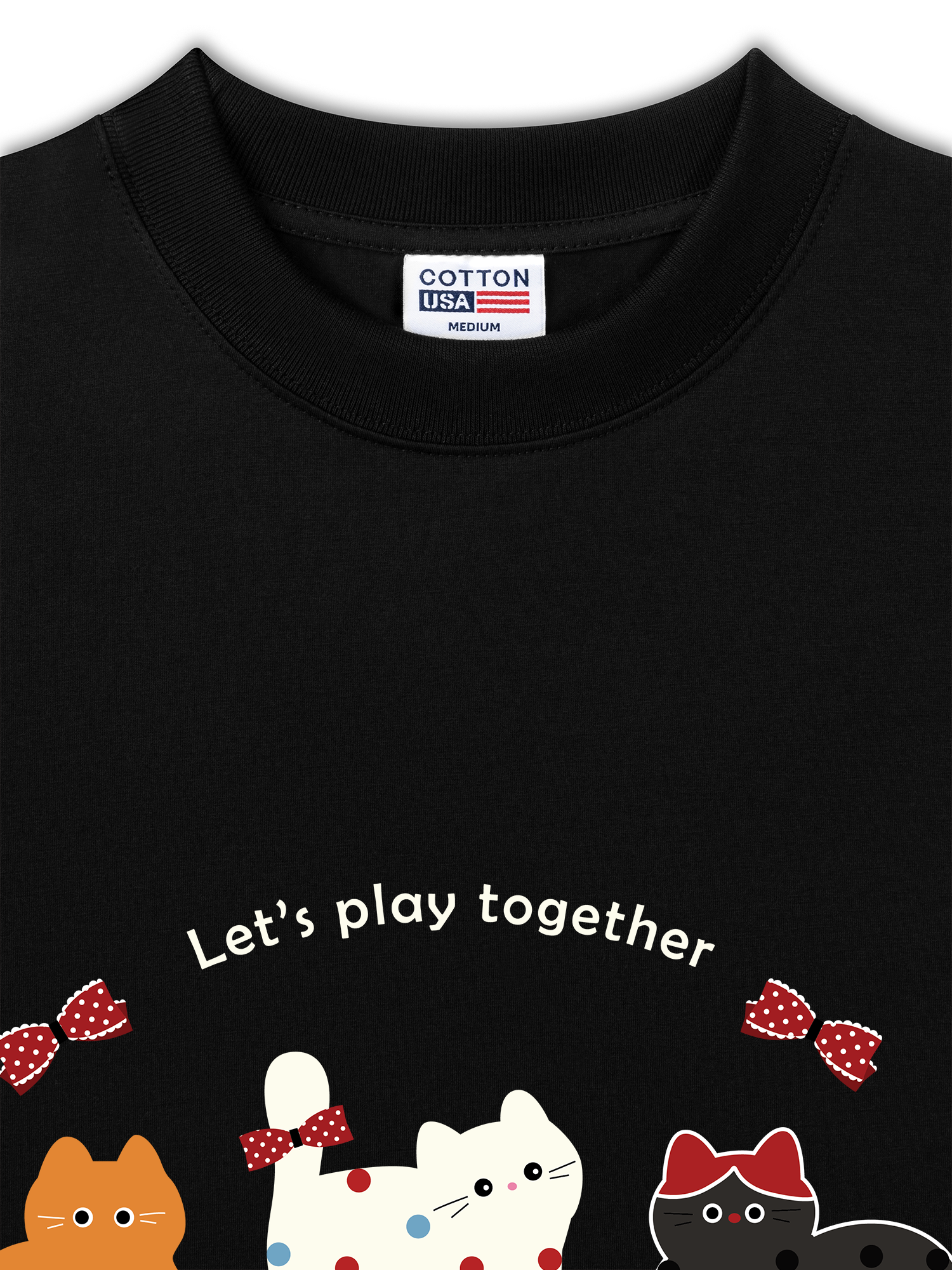 Áo Thun Relaxed Fit Dotty Mood Play Together
