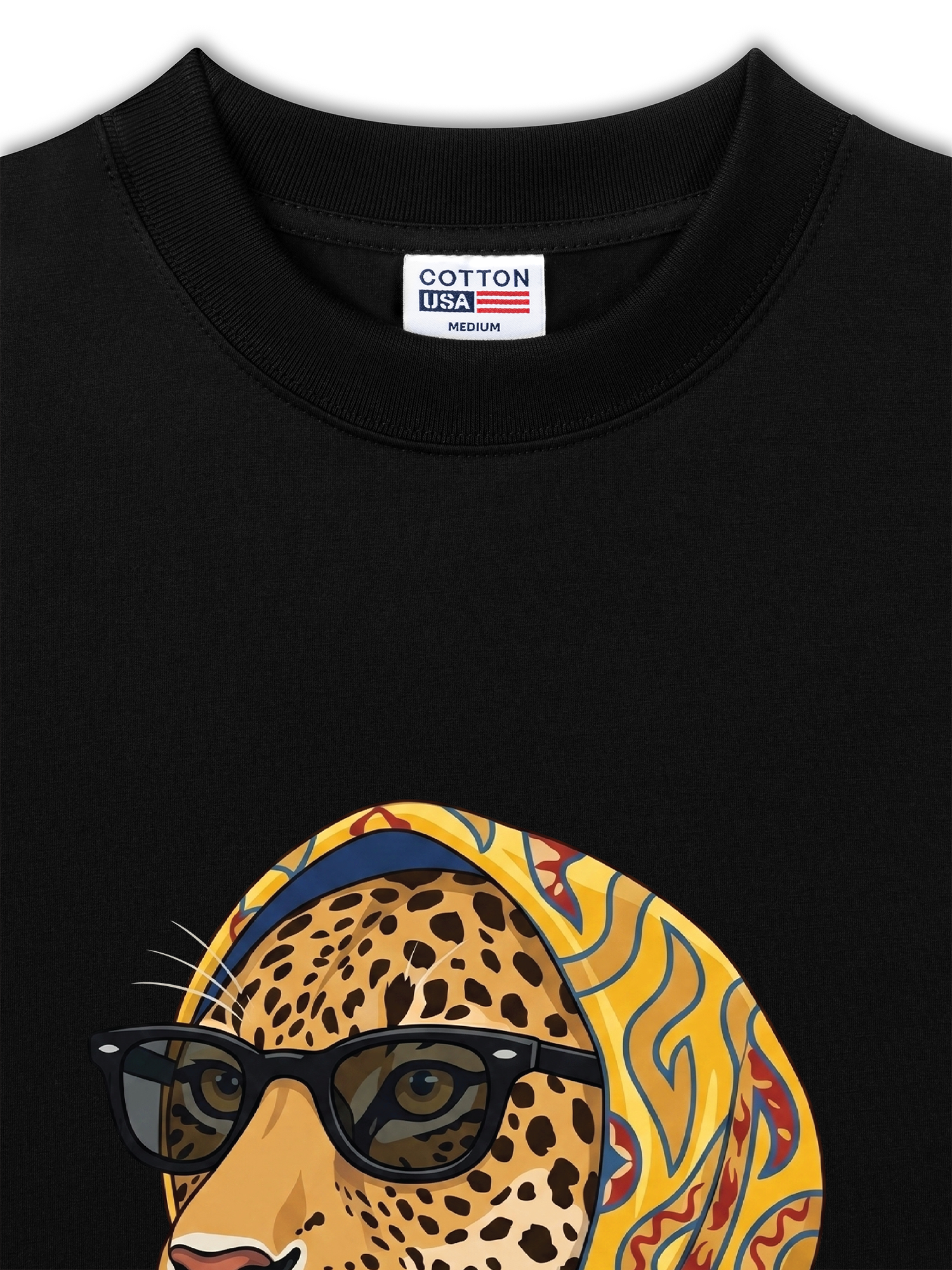 Áo Thun Relaxed Fit Urban Leopard Safari Chic