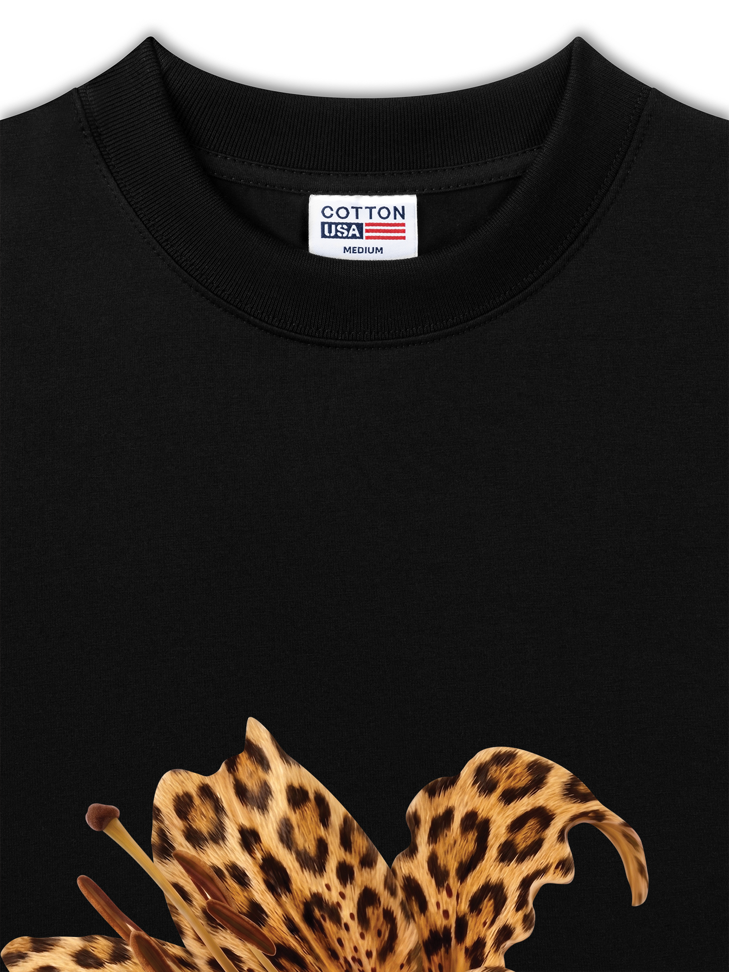 Áo Thun Relaxed Fit Urban Leopard Flower