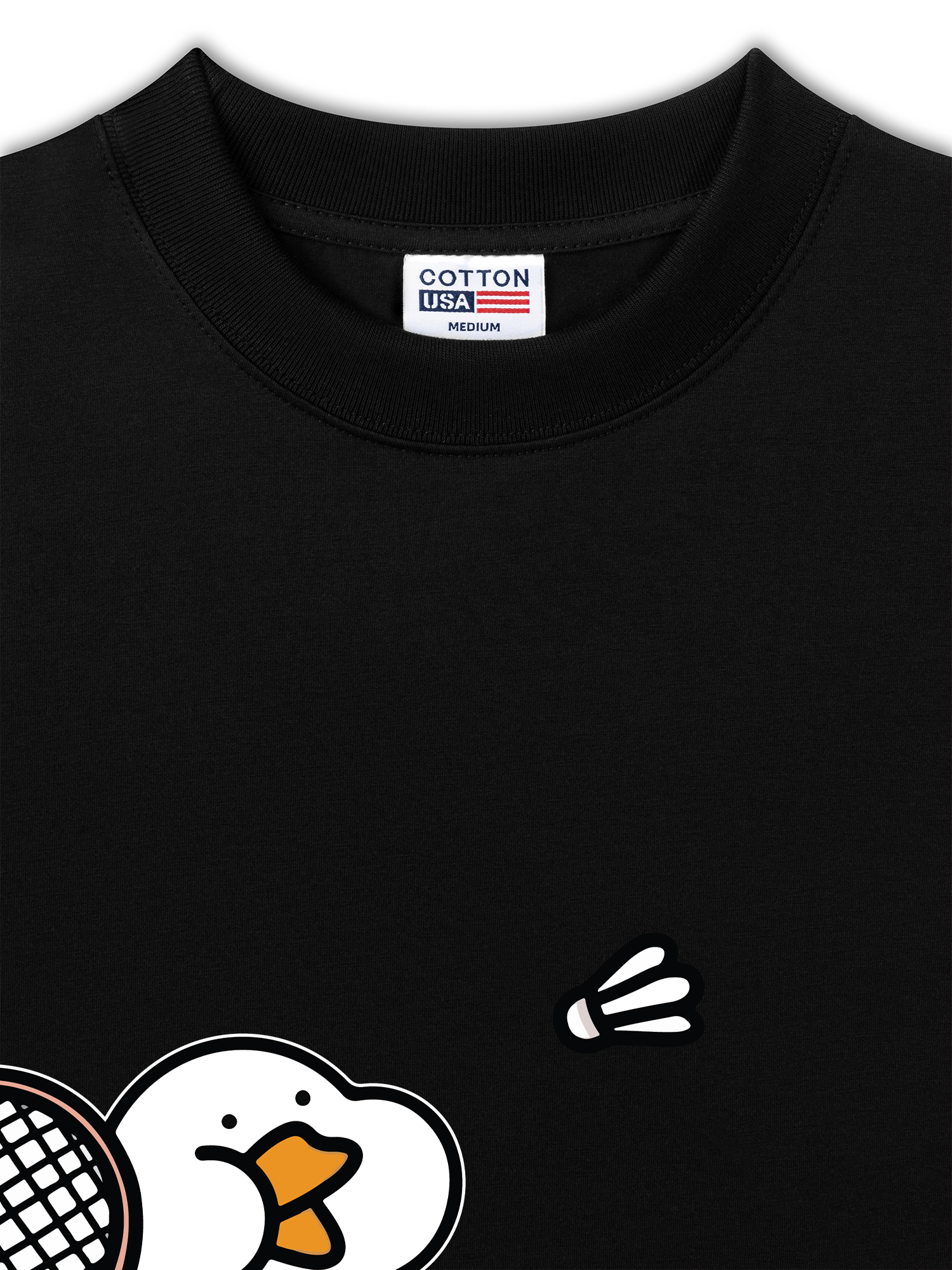 Áo Thun Relaxed Fit Badminton The Shuttle Duck
