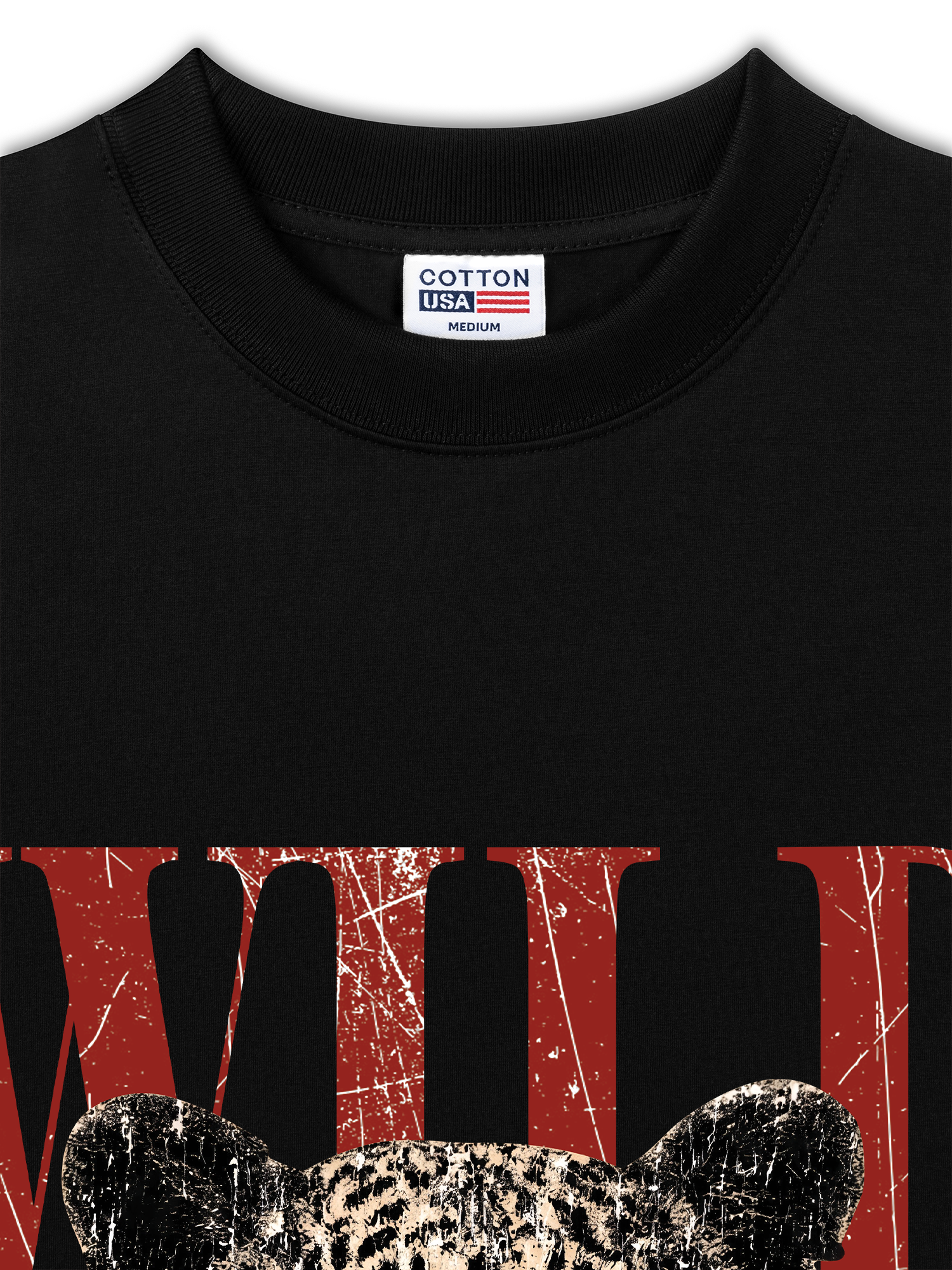 Áo Thun Relaxed Fit Urban Leopard Crimson Wild