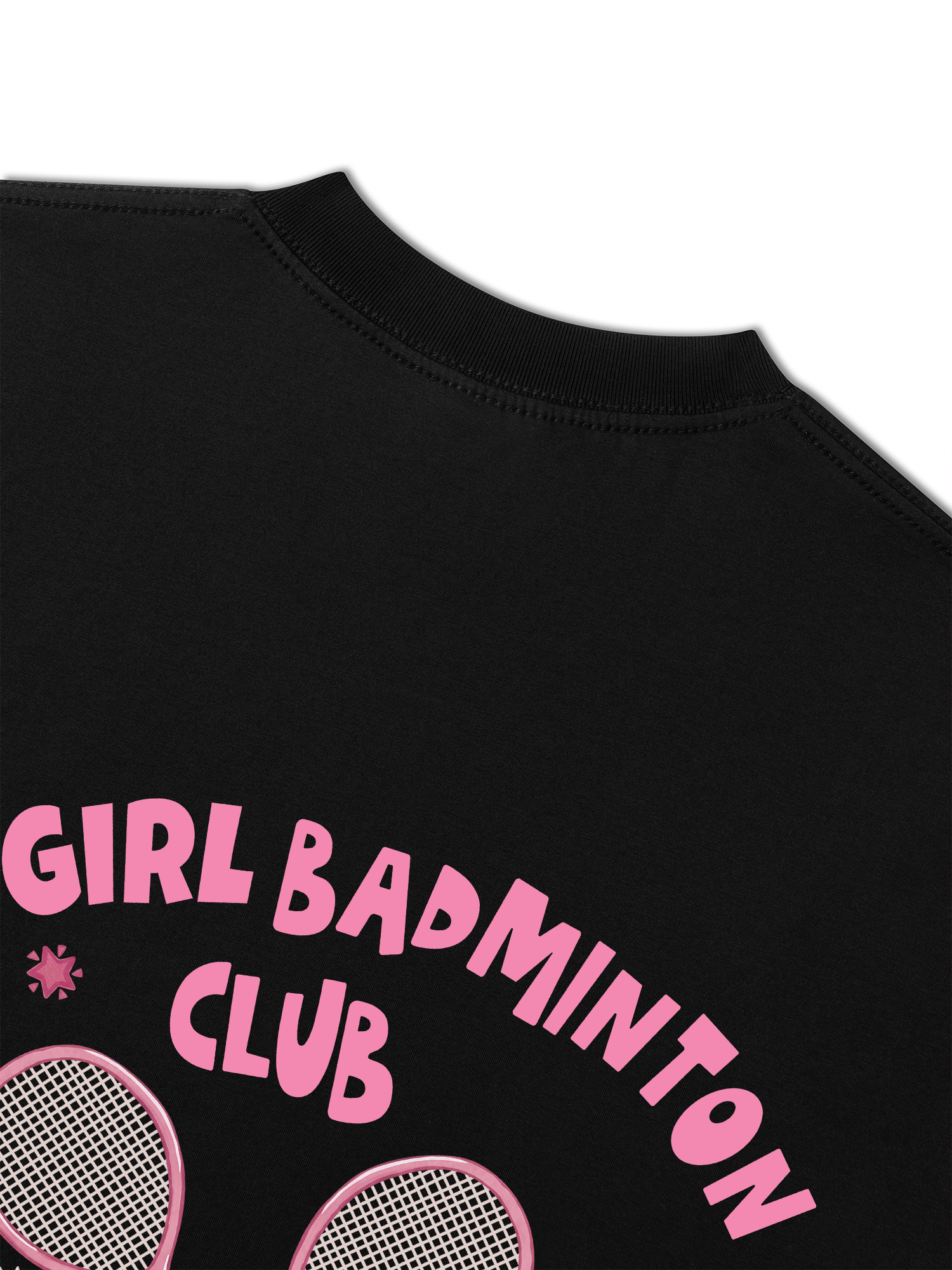Áo Thun Relaxed Fit Badminton Cool Girl Club