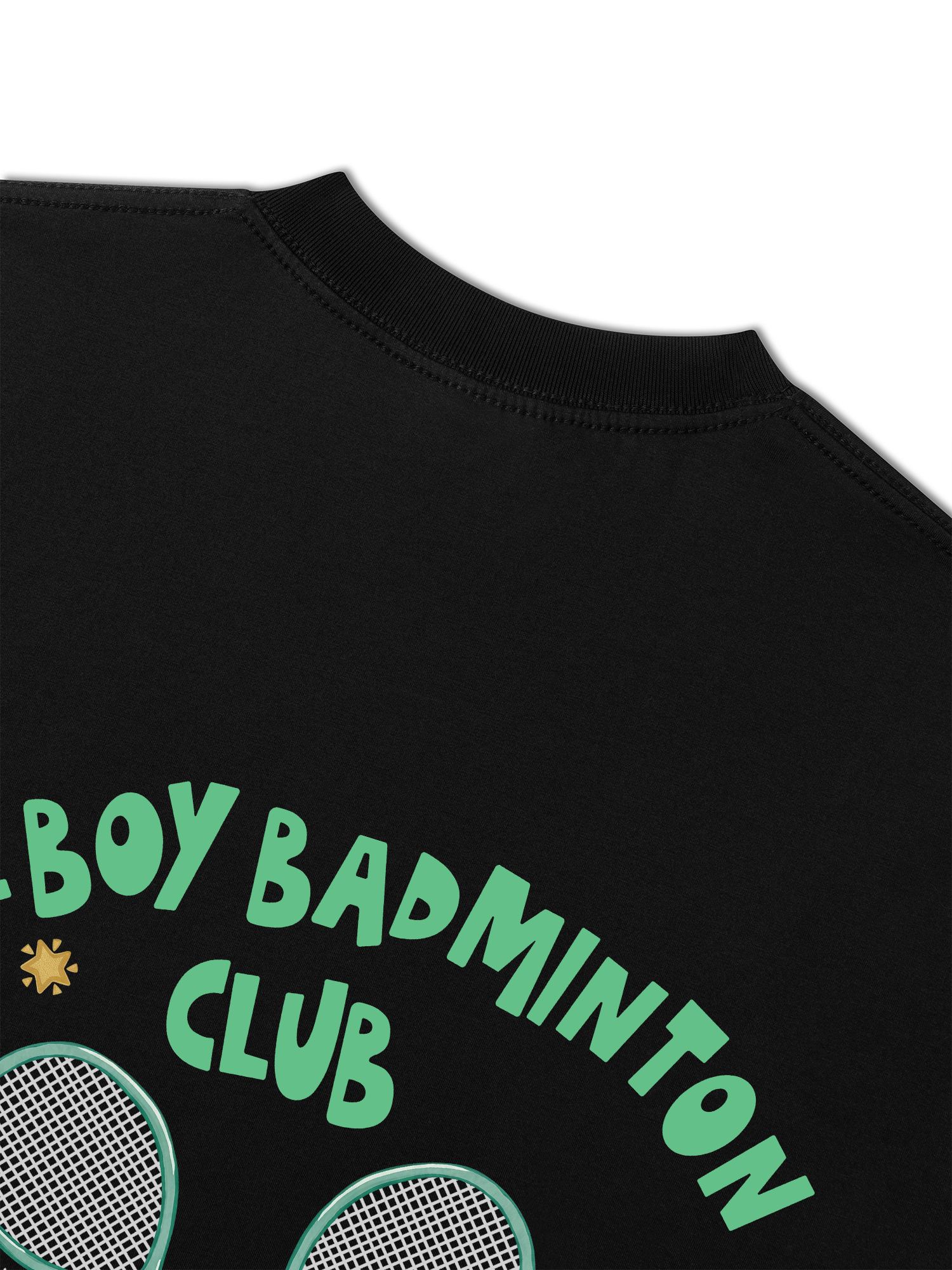 Áo Thun Relaxed Fit Badminton Cool Boy Club
