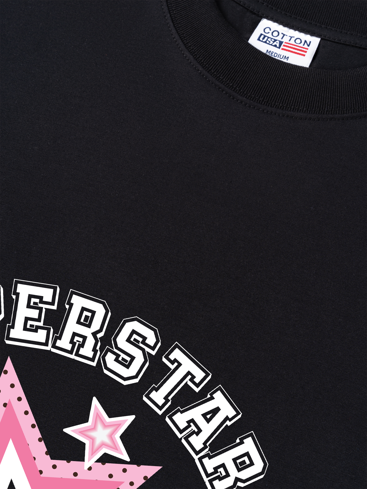 Áo Thun Relaxed Fit Dotty Mood Super Star