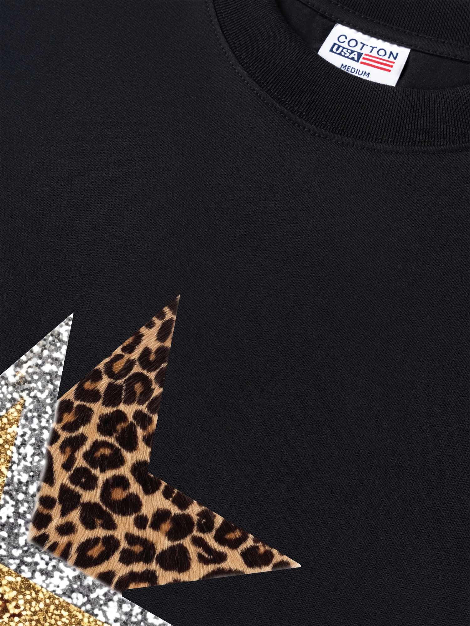 Áo Thun Relaxed Fit Urban Leopard Metallic Savage Stars