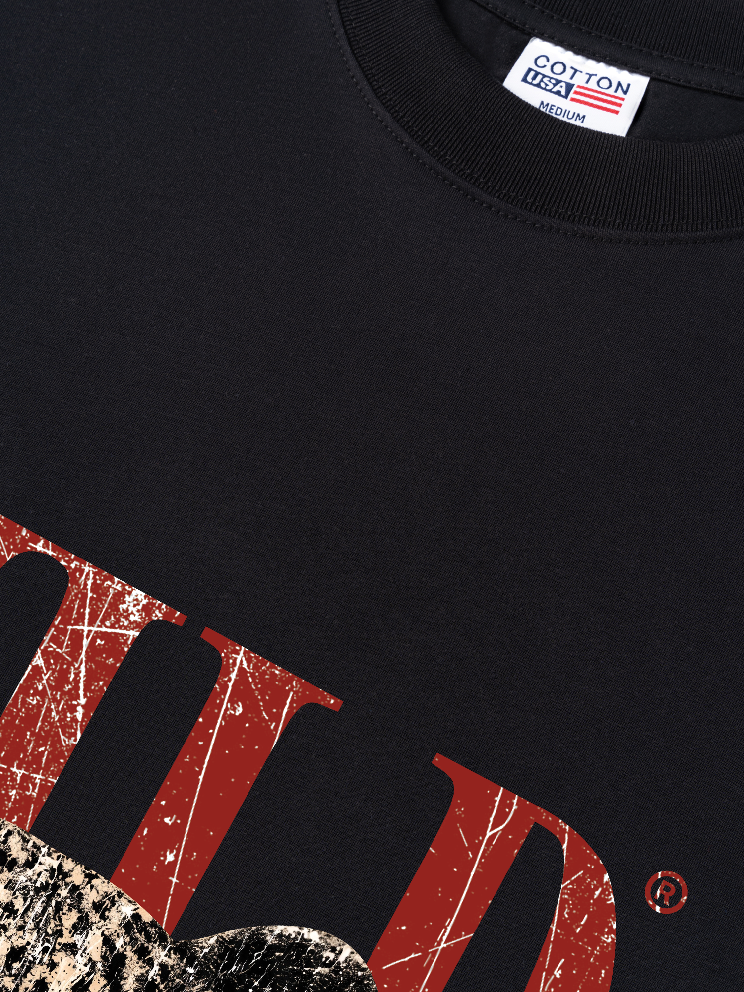 Áo Thun Relaxed Fit Urban Leopard Crimson Wild
