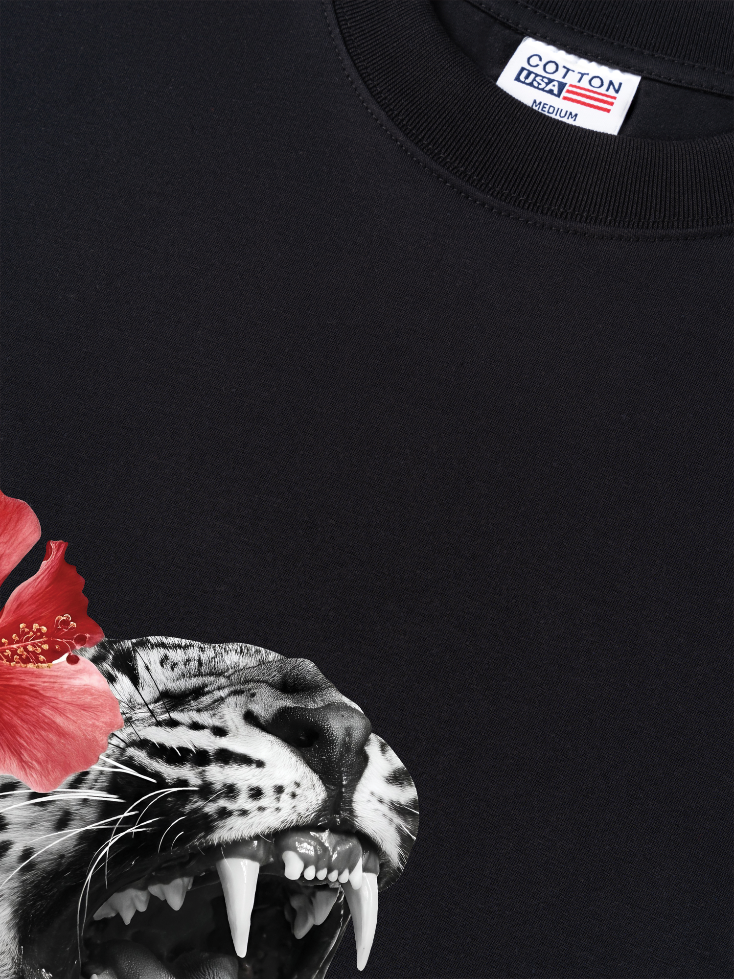 Áo Thun Relaxed Fit Urban Leopard Roar Flower