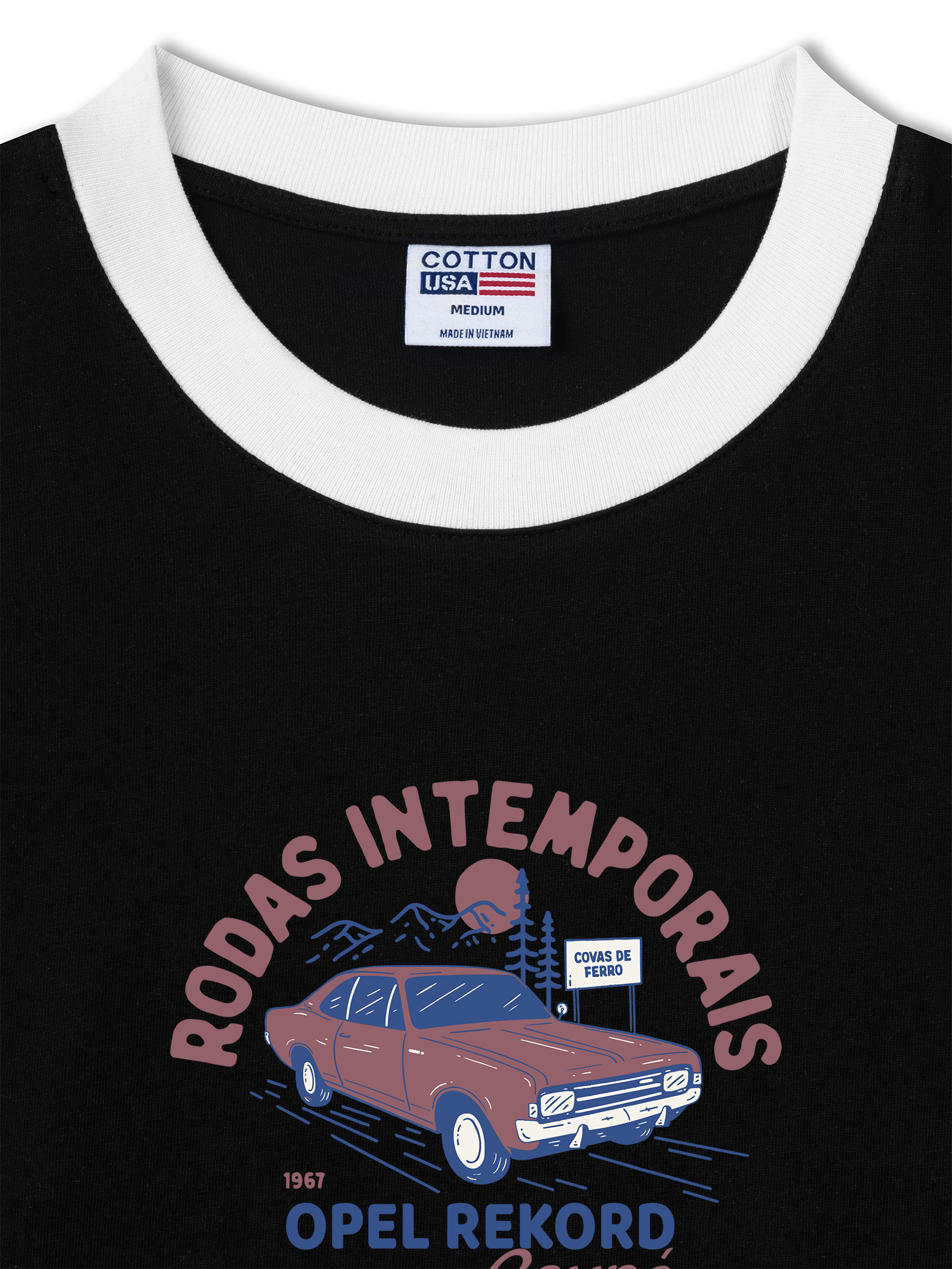 Áo Thun Ringer Relaxed Fit Road intempoais