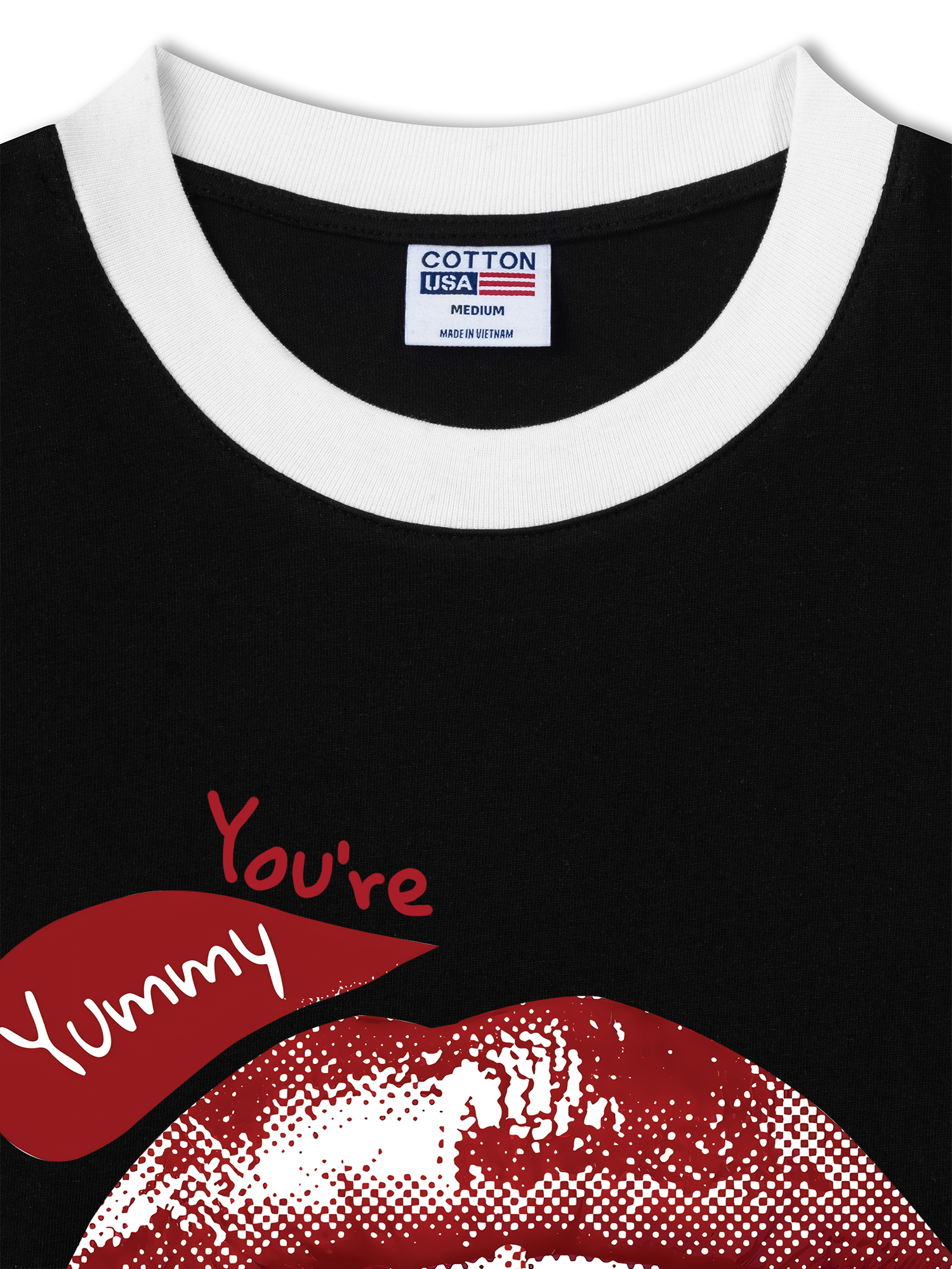 Áo Thun Ringer Relaxed Fit Cherry You_re Yummy