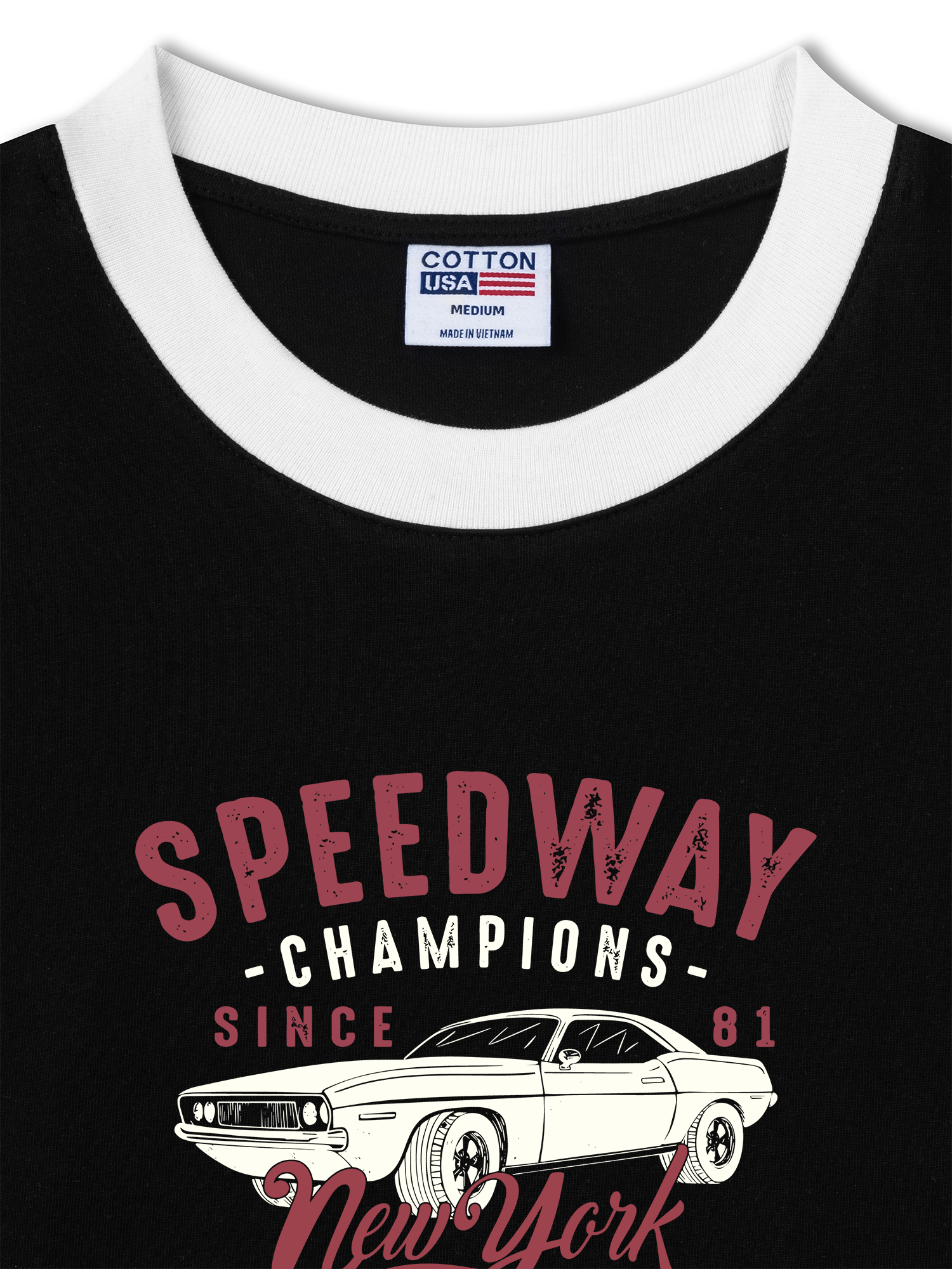 Áo Thun Ringer Relaxed Fit Speed way Champions