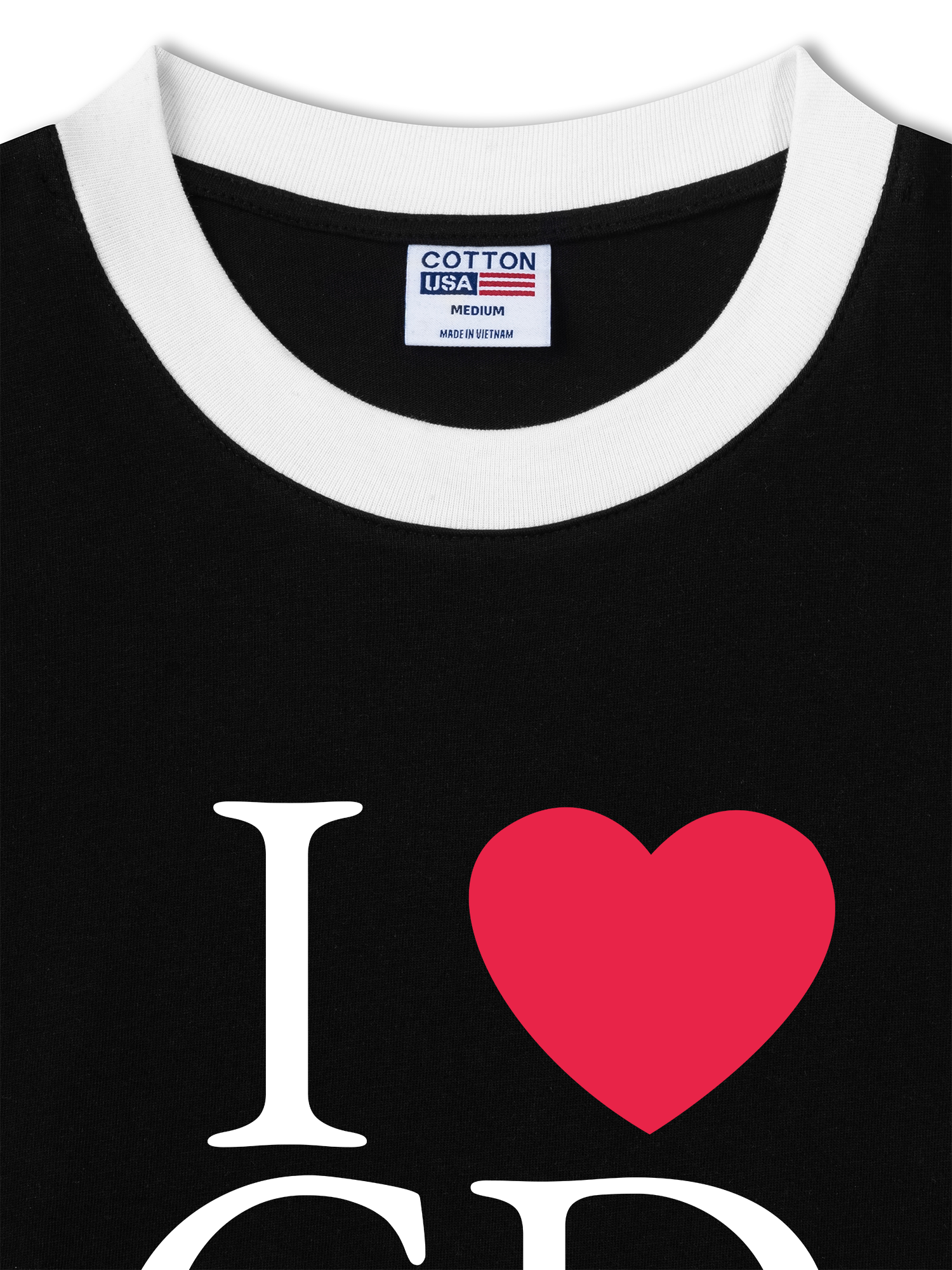 Áo Thun Ringer Relaxed Fit I Love GD