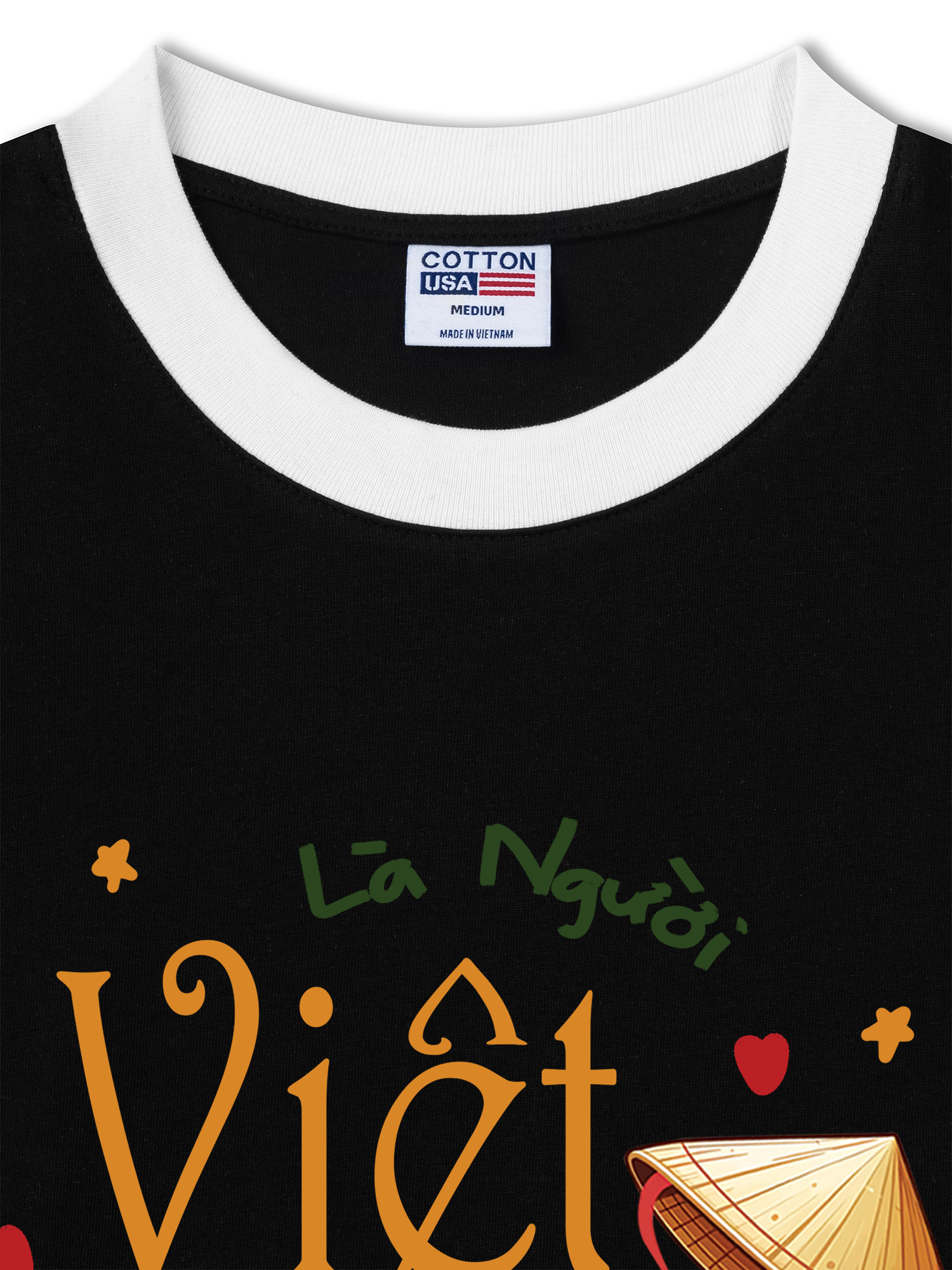 Áo Thun Ringer Relaxed Fit Là Người Việt Nam