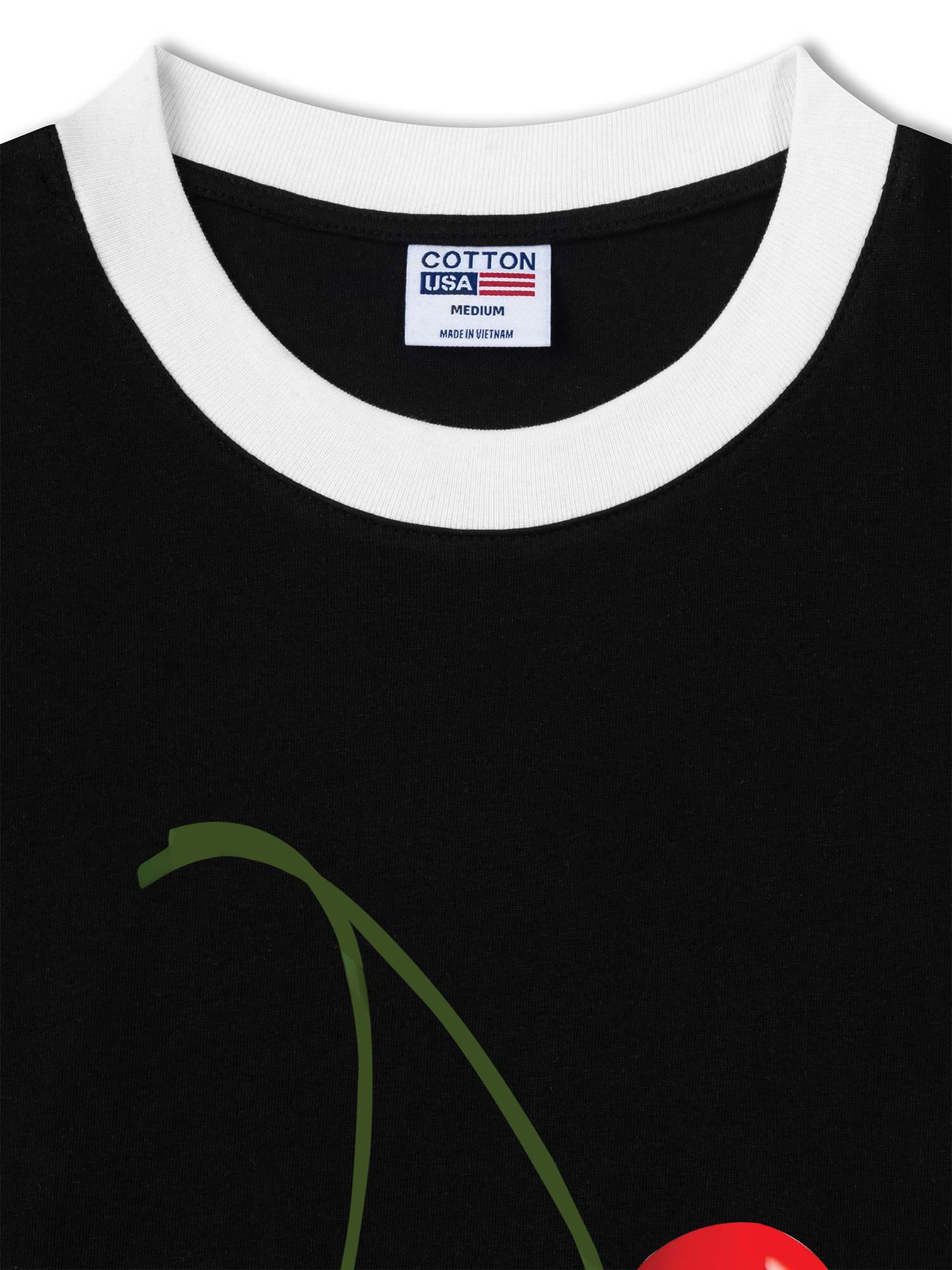 Áo Thun Ringer Relaxed Fit Cherry Celiac