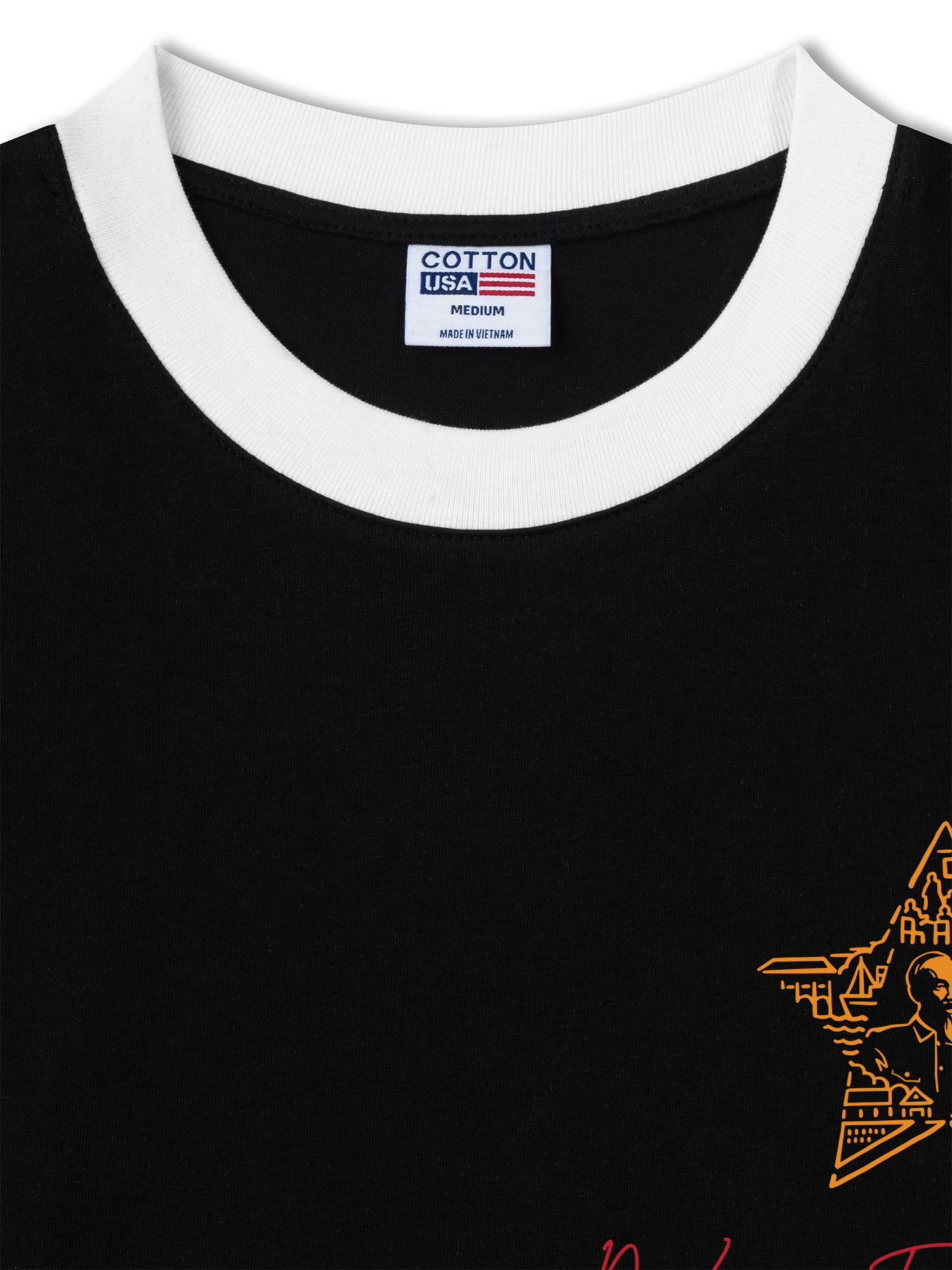 Áo Thun Ringer Relaxed Fit Quốc Khánh 02.09