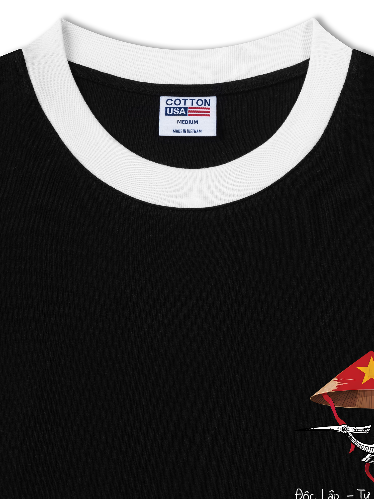 Áo Thun Ringer Relaxed Fit Độc Lập - Tự Do - Hạnh Phúc 2