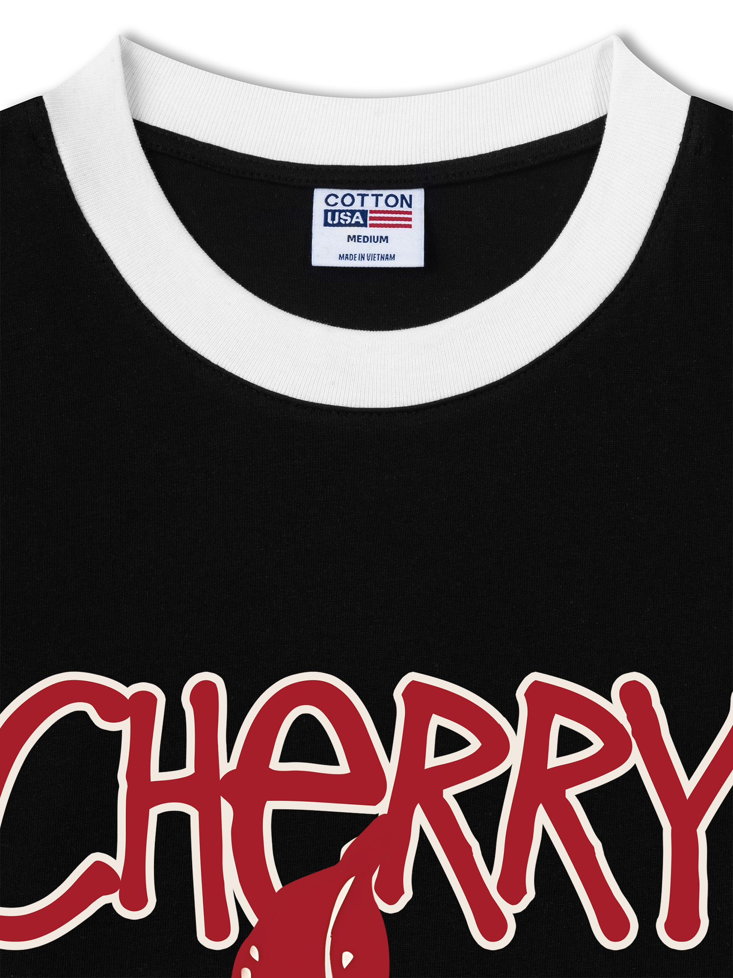 Áo Thun Ringer Relaxed Fit Cherry  8