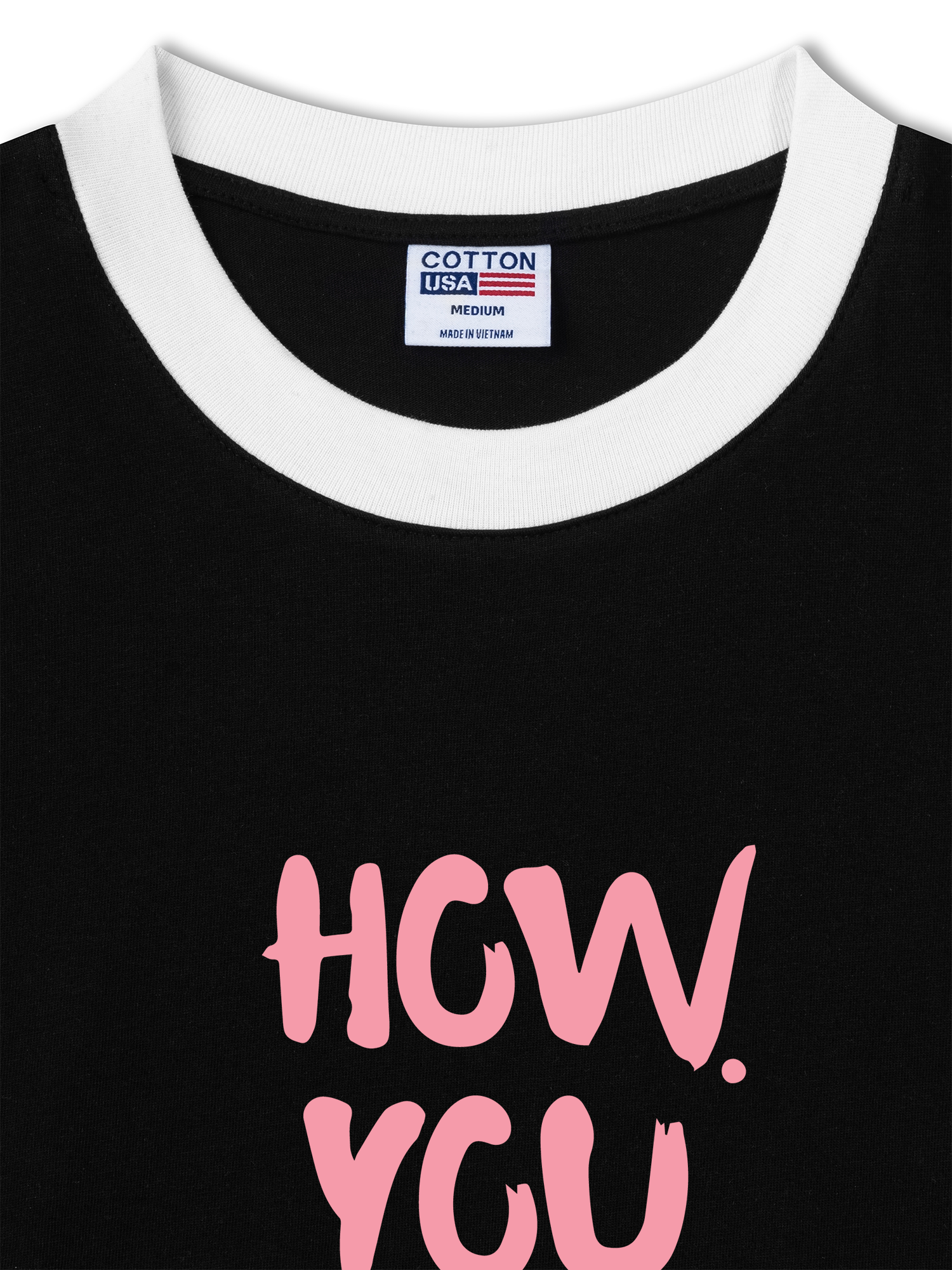 Áo Thun Ringer Relaxed Fit BlackPink How You Like That